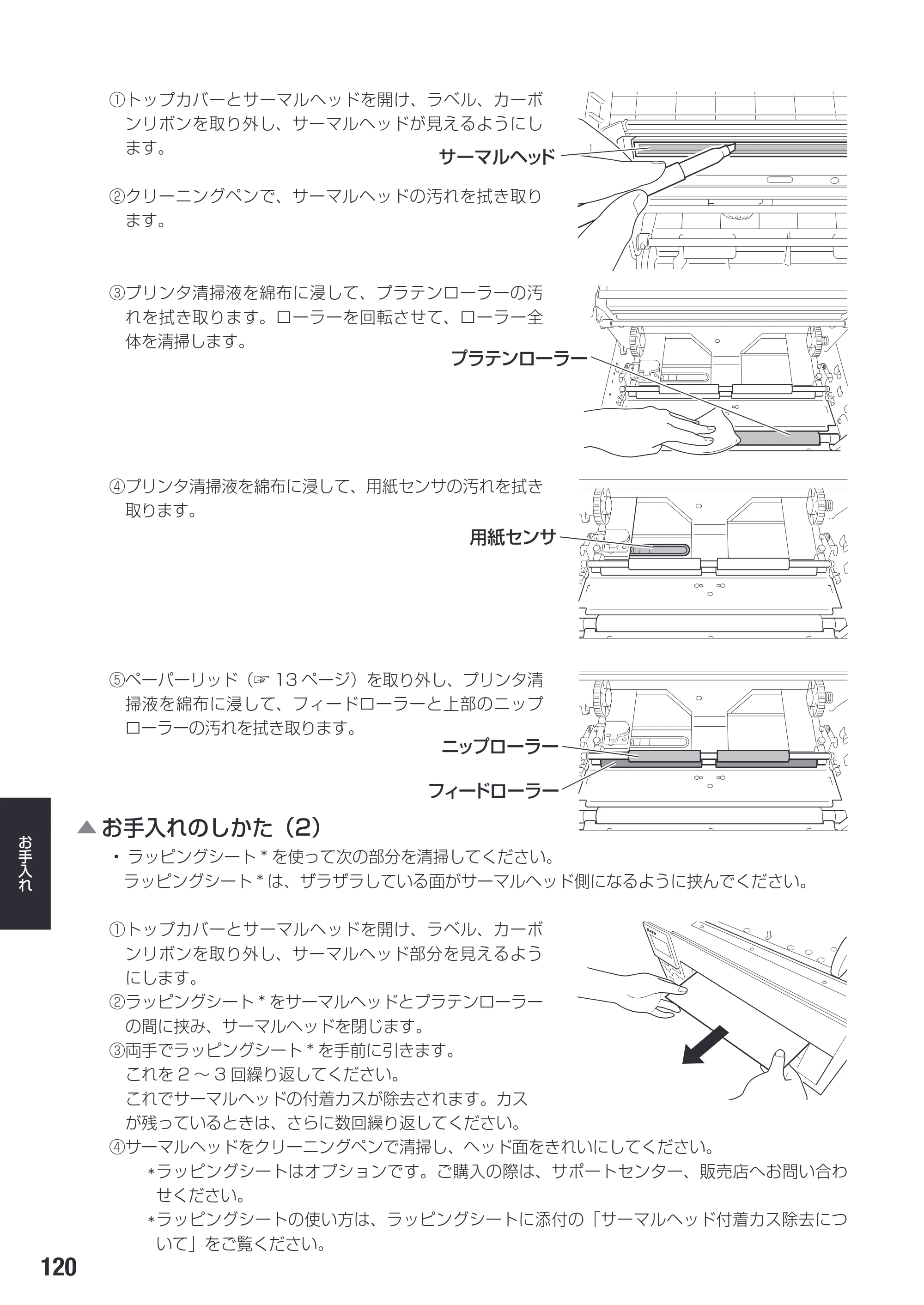 サトー SG112T / R 取扱説明書（第3版） — 原本ページ — 122ページ