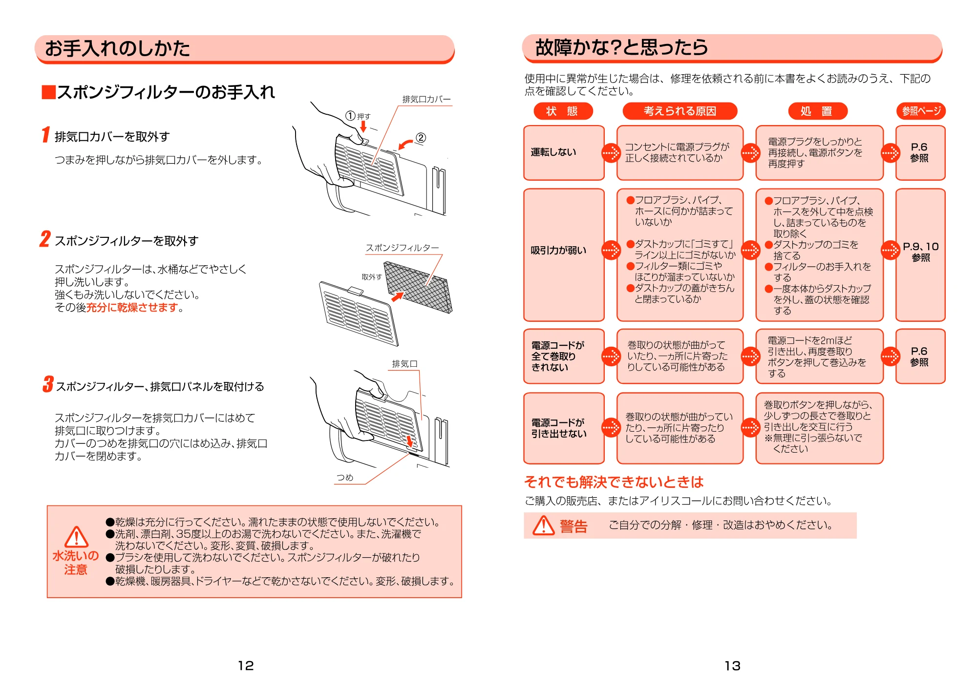 アイリスオーヤマ ECC-900 取扱説明書 — 原本ページ — 7ページ