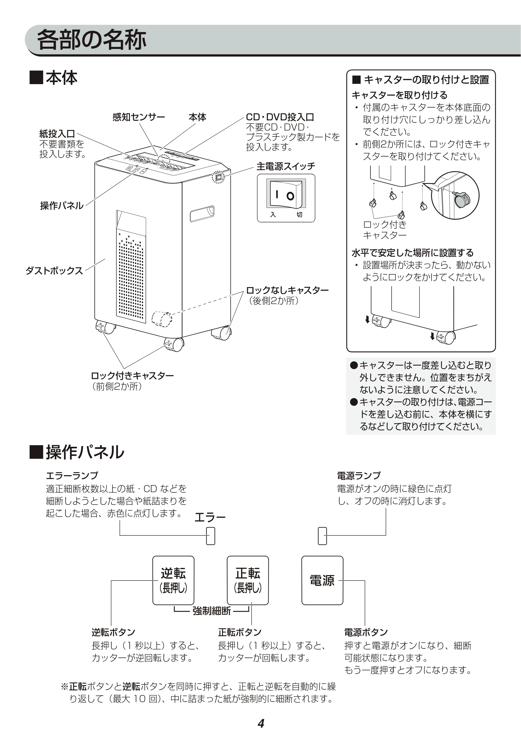 アイリスオーヤマ OF16J 取扱説明書 — 原本ページ — 4ページ