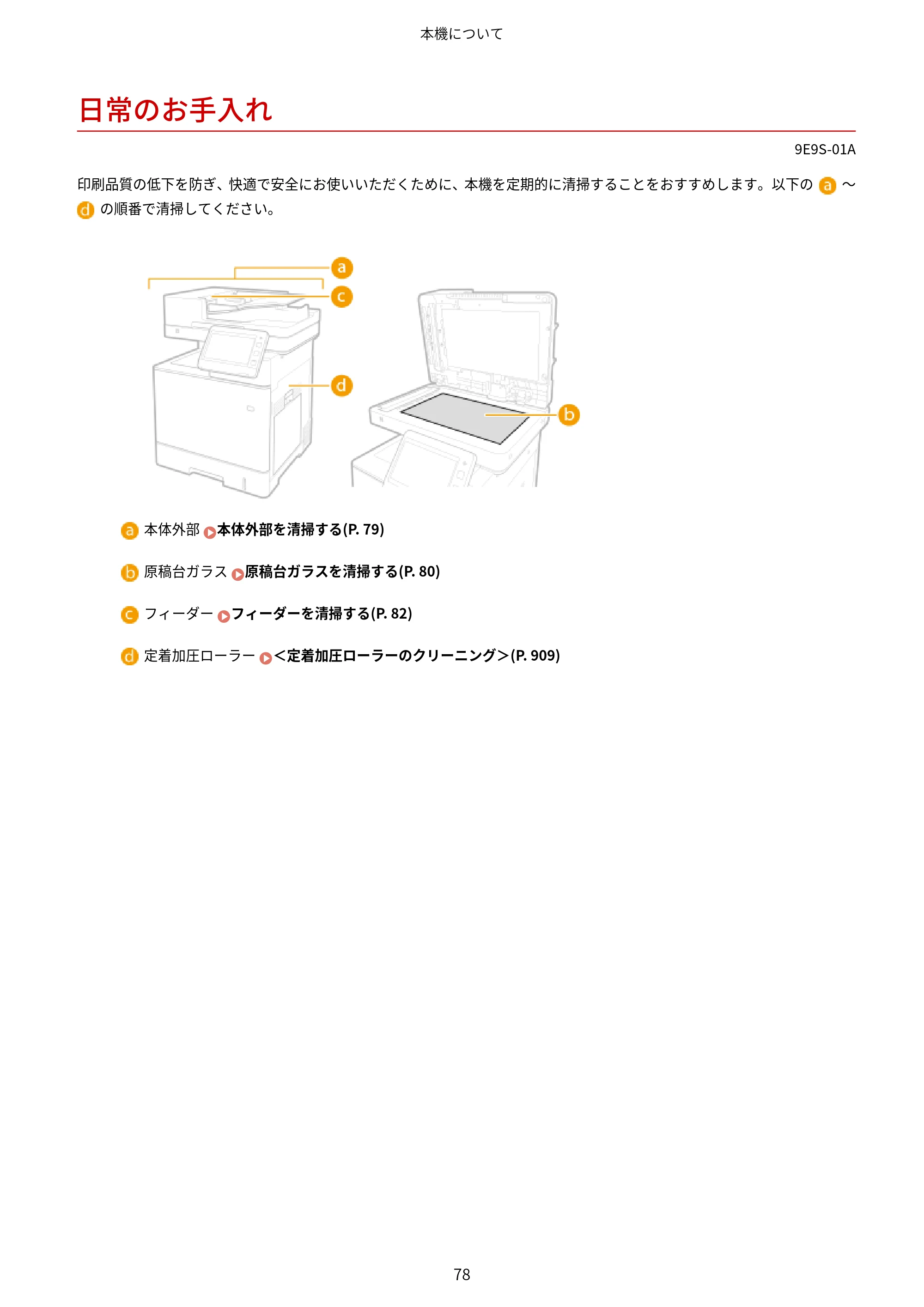 キヤノン MF842Cdw ユーザーズガイド 2026年6月25日更新（PDF：15.4MB） — 日常のお手入れ — 原本ページ — 90ページ