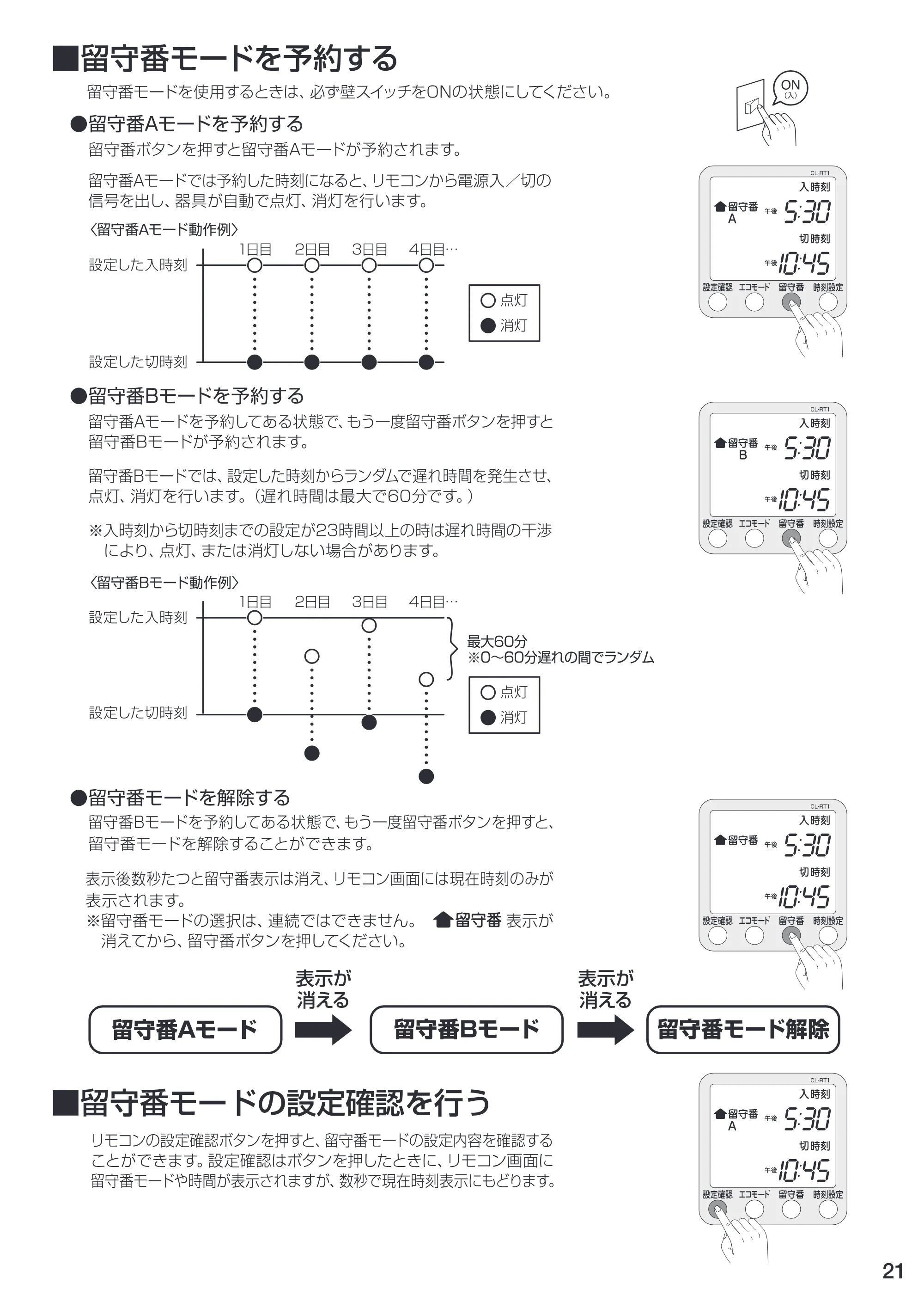 アイリスオーヤマ CL8DL-CSL1 取扱説明書 — 原本ページ — 21ページ