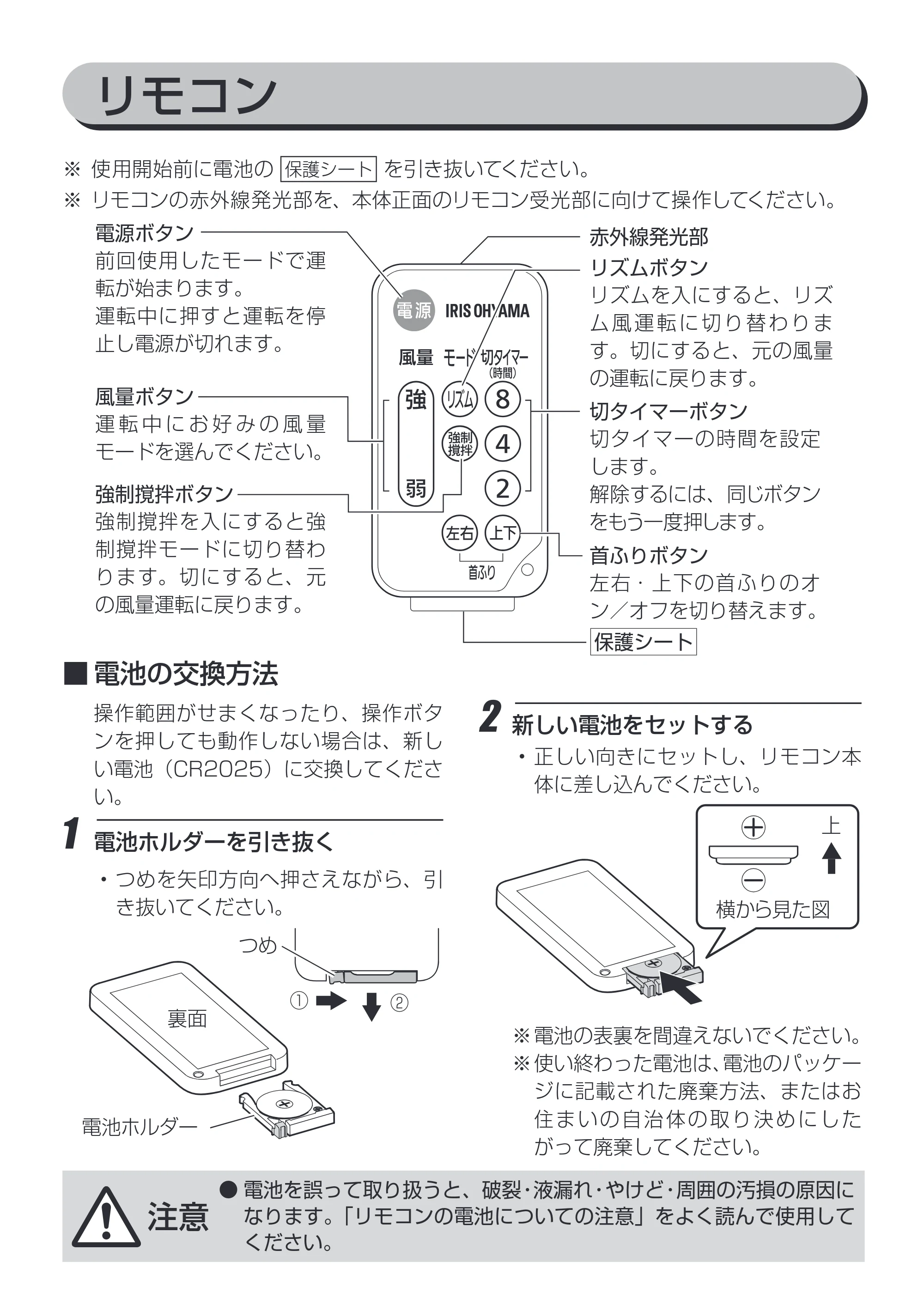 アイリスオーヤマ PCF-BD15T 取扱説明書 — 原本ページ — 9ページ
