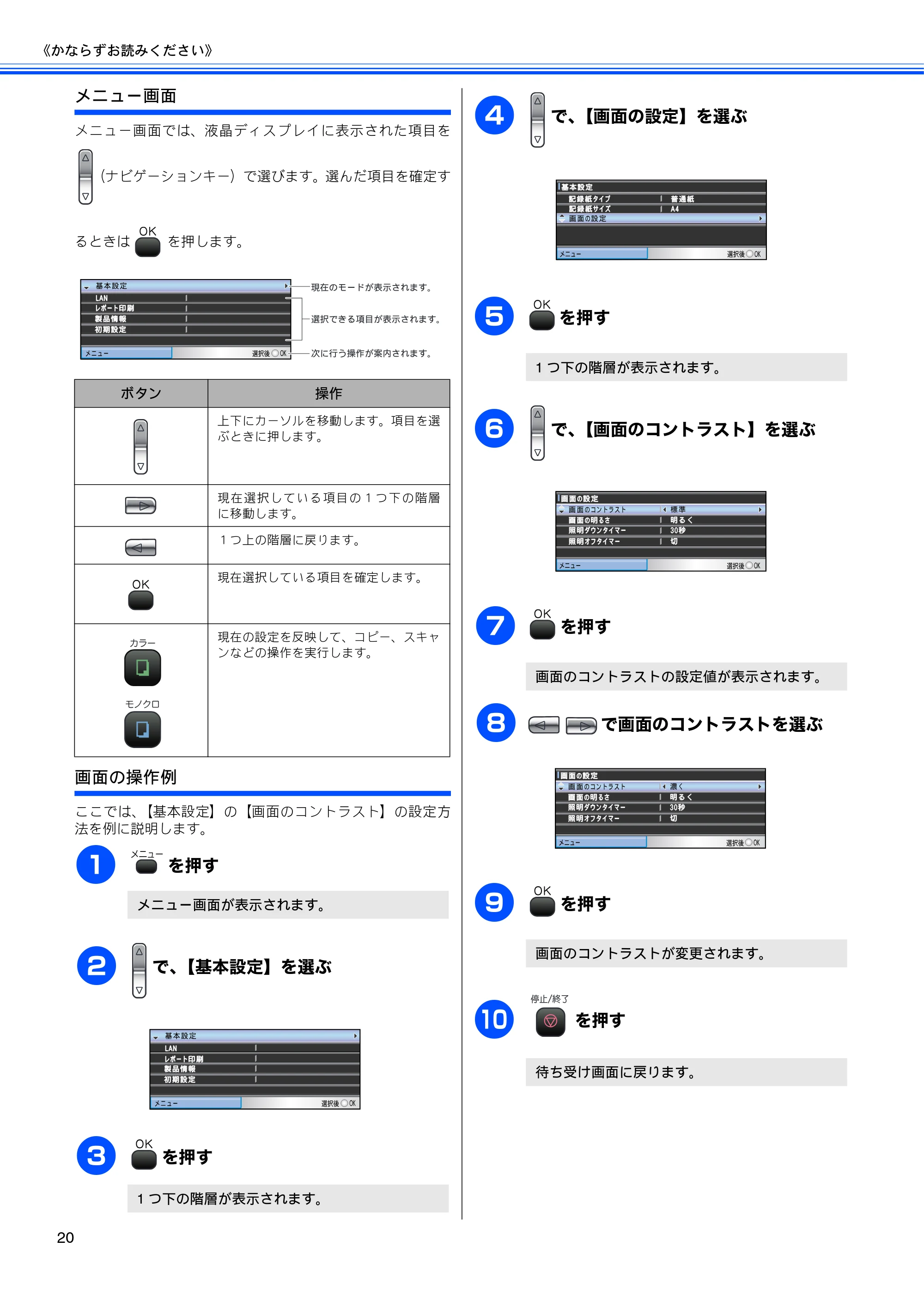 ブラザー DCP-770CN 取扱説明書（本体） — 原本ページ — 22ページ