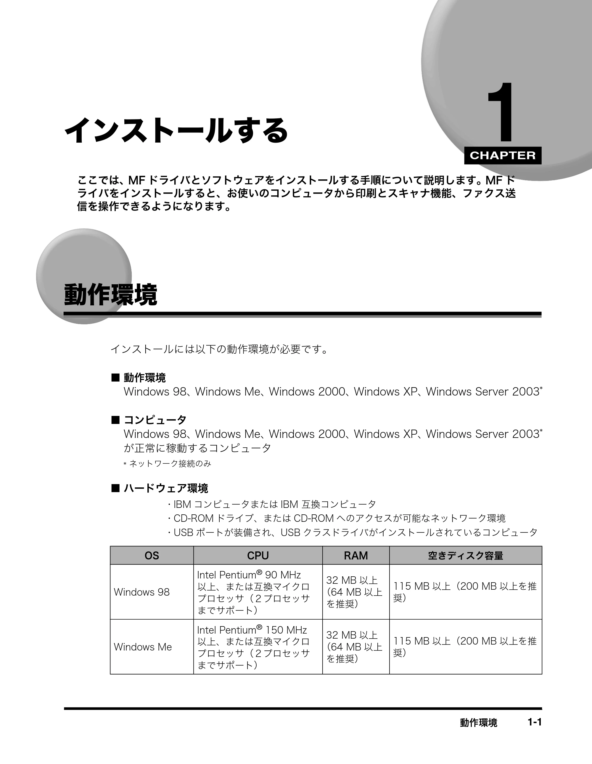 キヤノン MF8180 ソフトウエアガイド （PDF形式／10.12Mバイト） — インストールする — 原本ページ — 10ページ