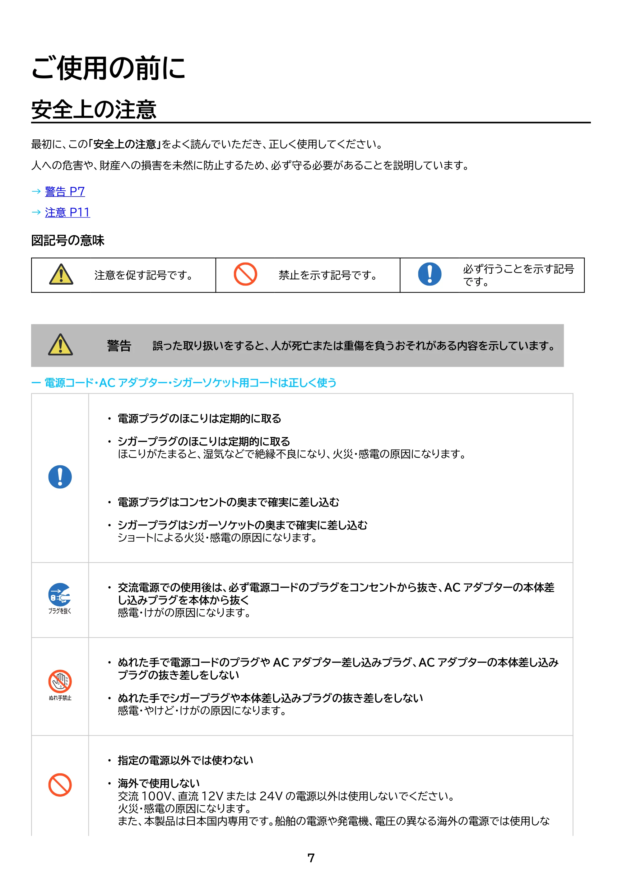 アイリスオーヤマ IPD-B2A 取扱説明書 — 原本ページ — 7ページ