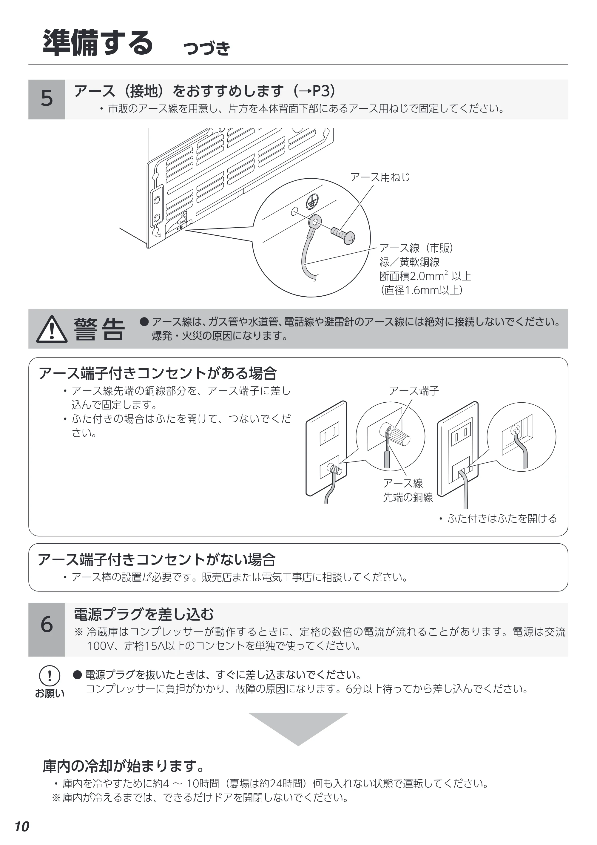 アイリスオーヤマ KRSN-7A 取扱説明書 — 原本ページ — 10ページ