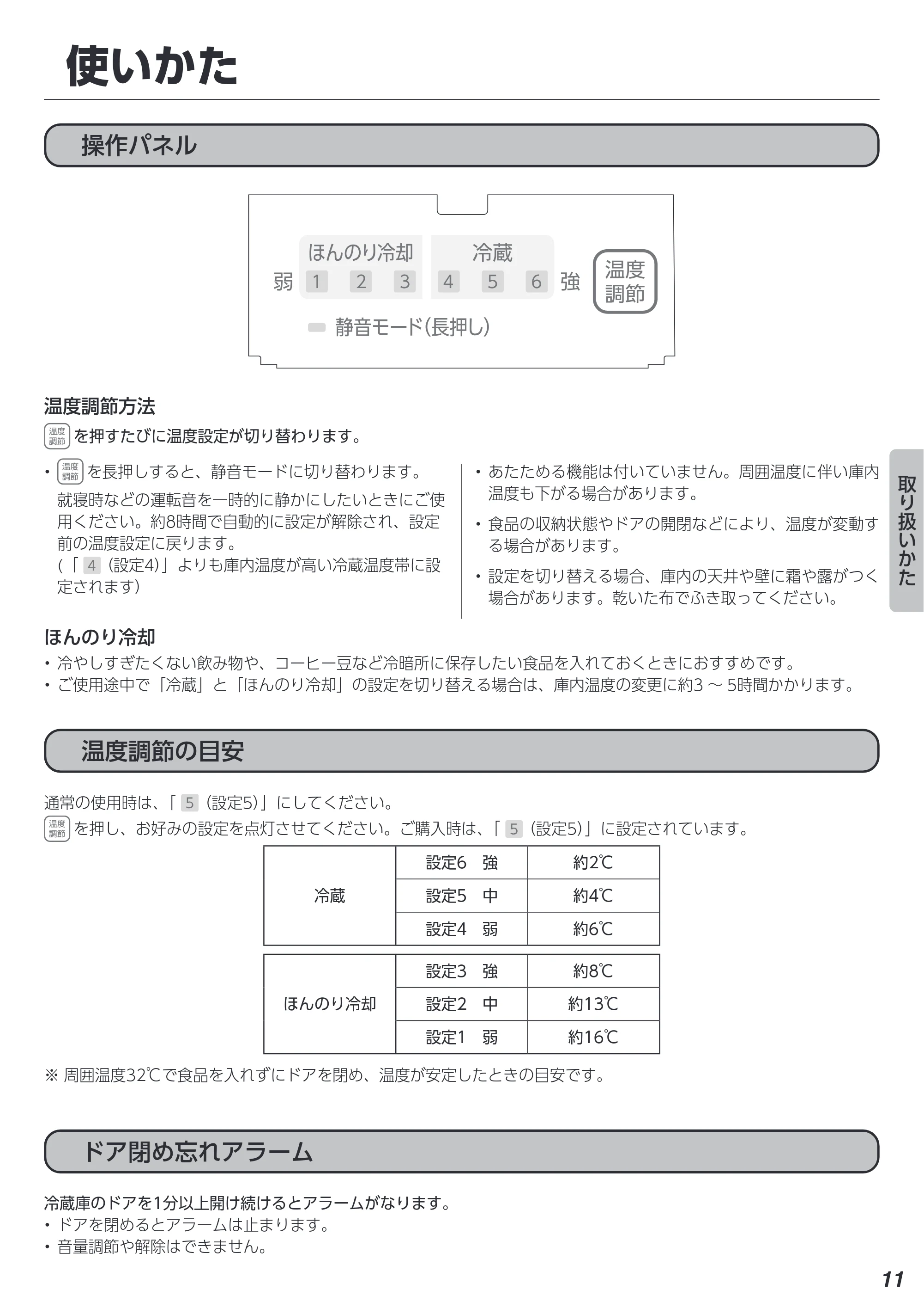 アイリスオーヤマ KRSN-7A 取扱説明書 — 原本ページ — 11ページ