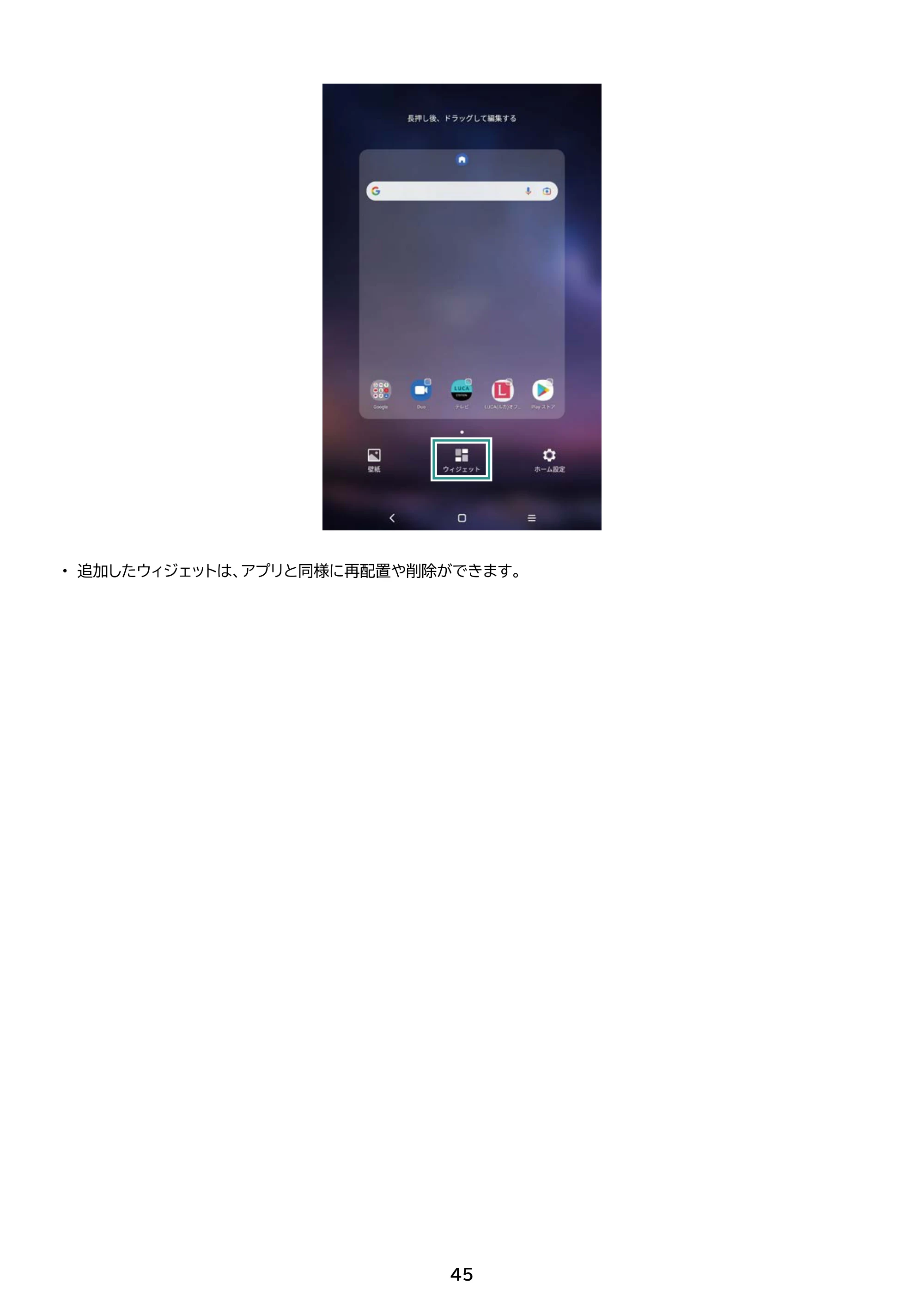 アイリスオーヤマ TE081N1-B 取扱説明書 — 原本ページ — 45ページ