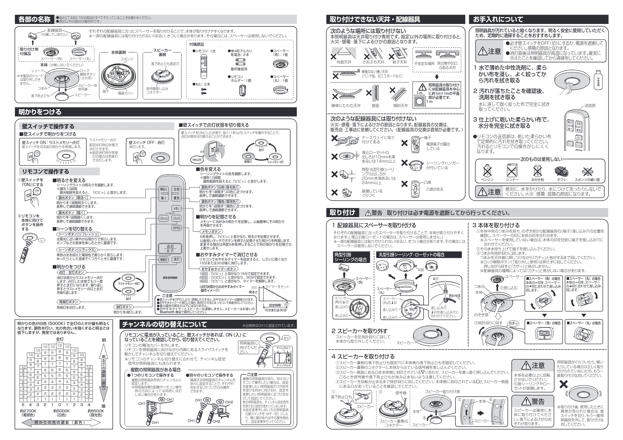 アイリスオーヤマ CEA-2108DLSP 取扱説明書 — 原本ページ — 2ページ