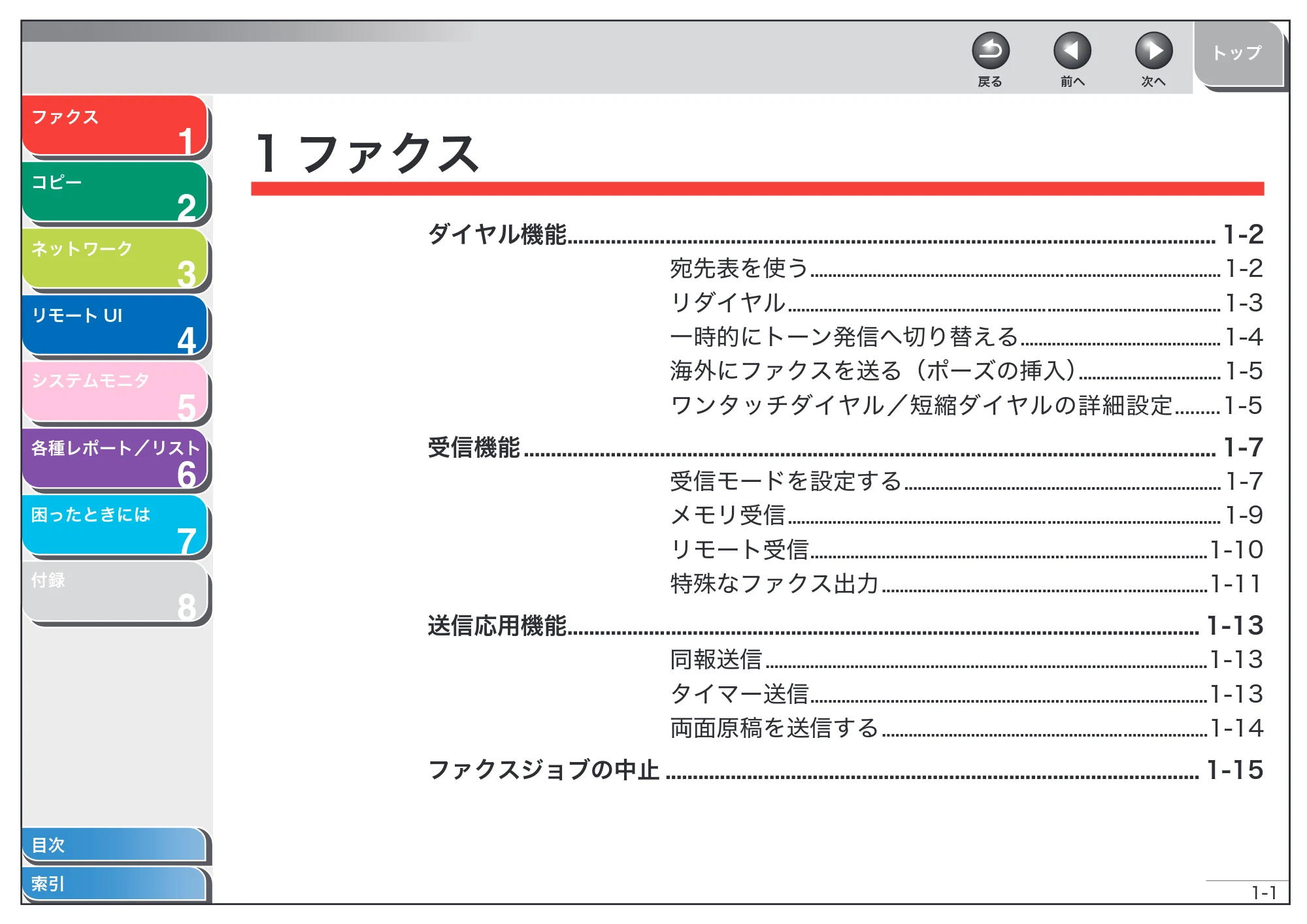 キヤノン MF6570 操作ガイド (応用編) (PDF形式/6.82Mバイト) — 1 ファクス — 原本ページ — 14ページ