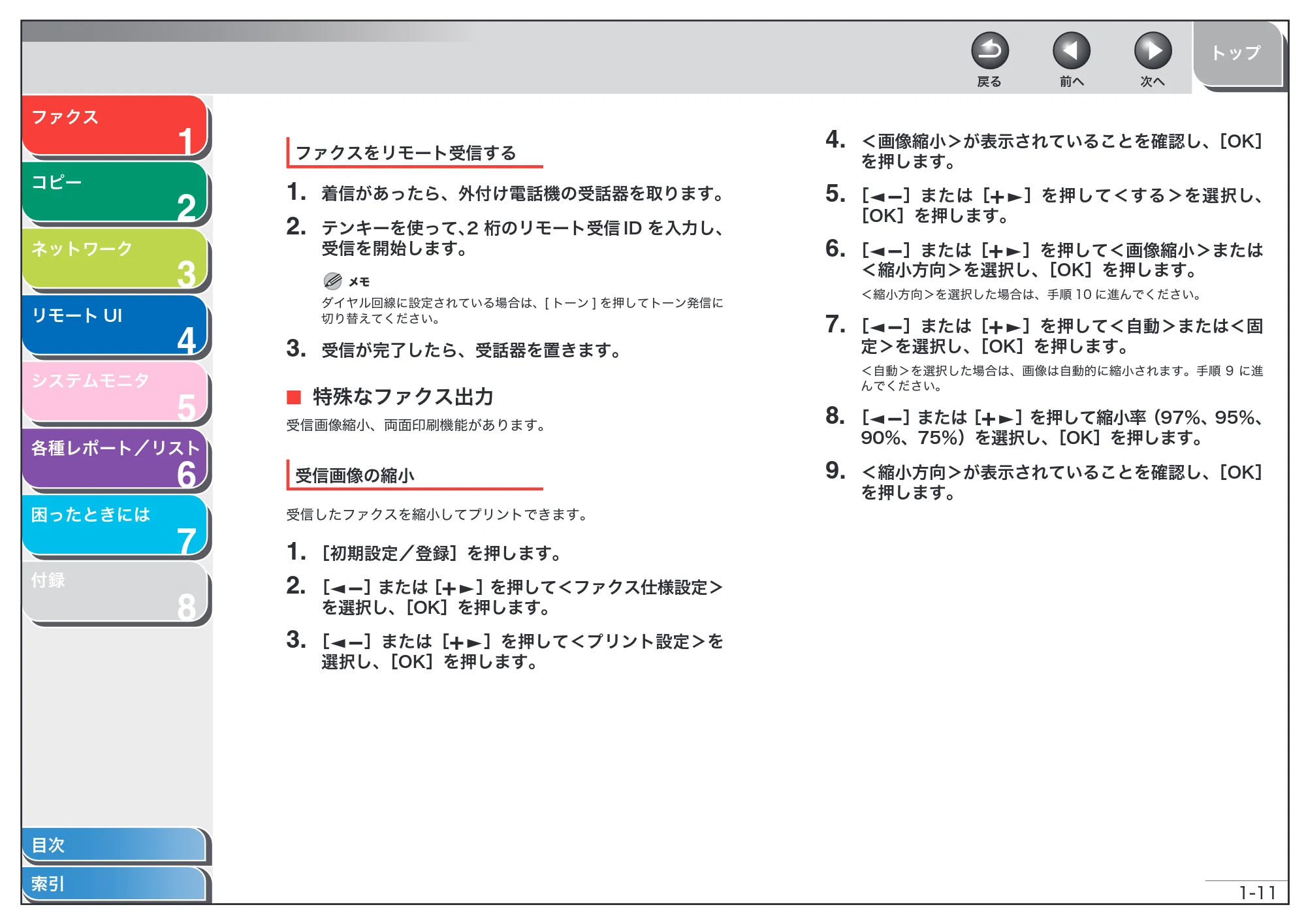 キヤノン MF6570 操作ガイド (応用編) (PDF形式/6.82Mバイト) — 特殊なファクス出力 — 原本ページ — 24ページ