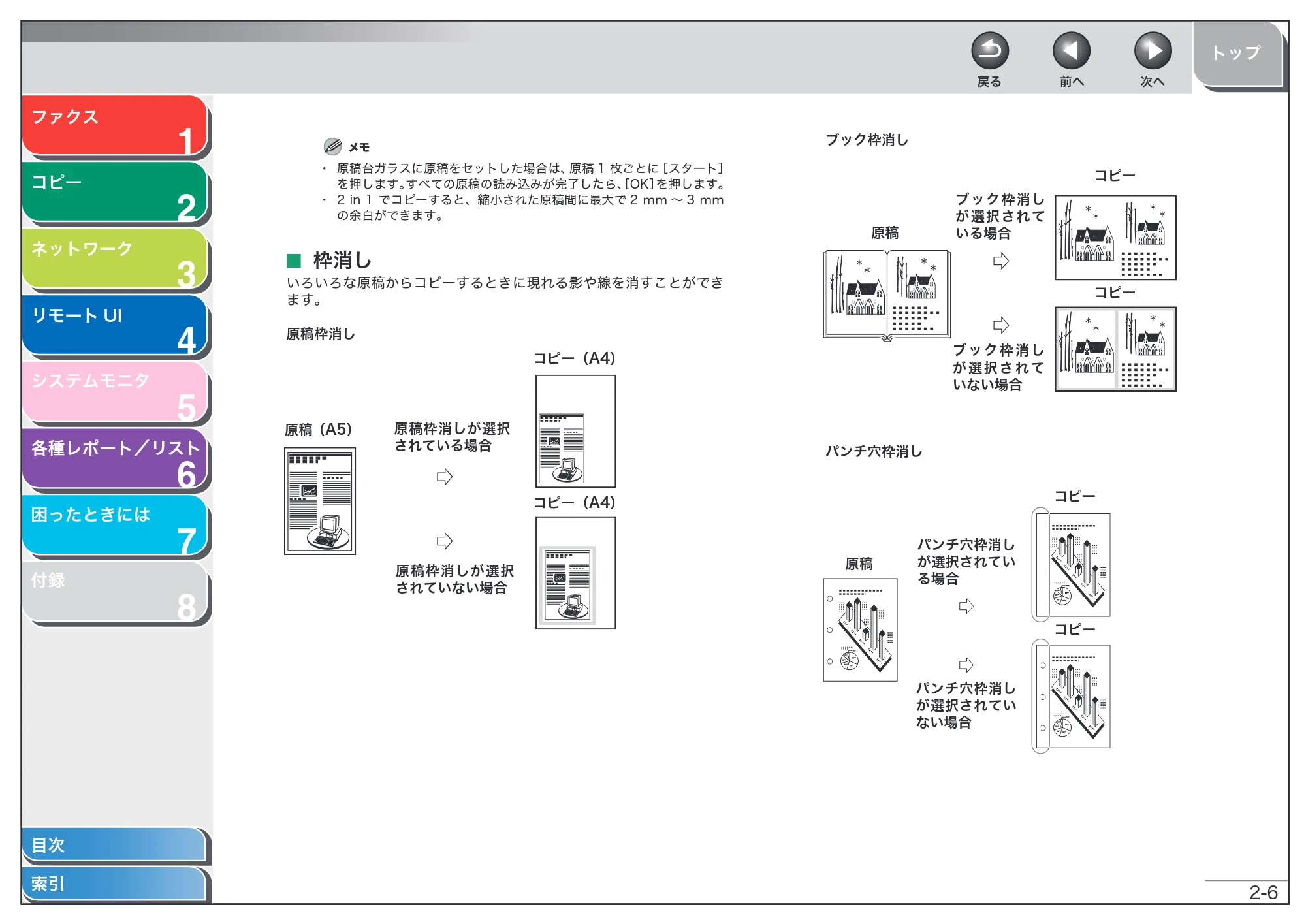 キヤノン MF6570 操作ガイド (応用編) (PDF形式/6.82Mバイト) — 枠消し — 原本ページ — 34ページ