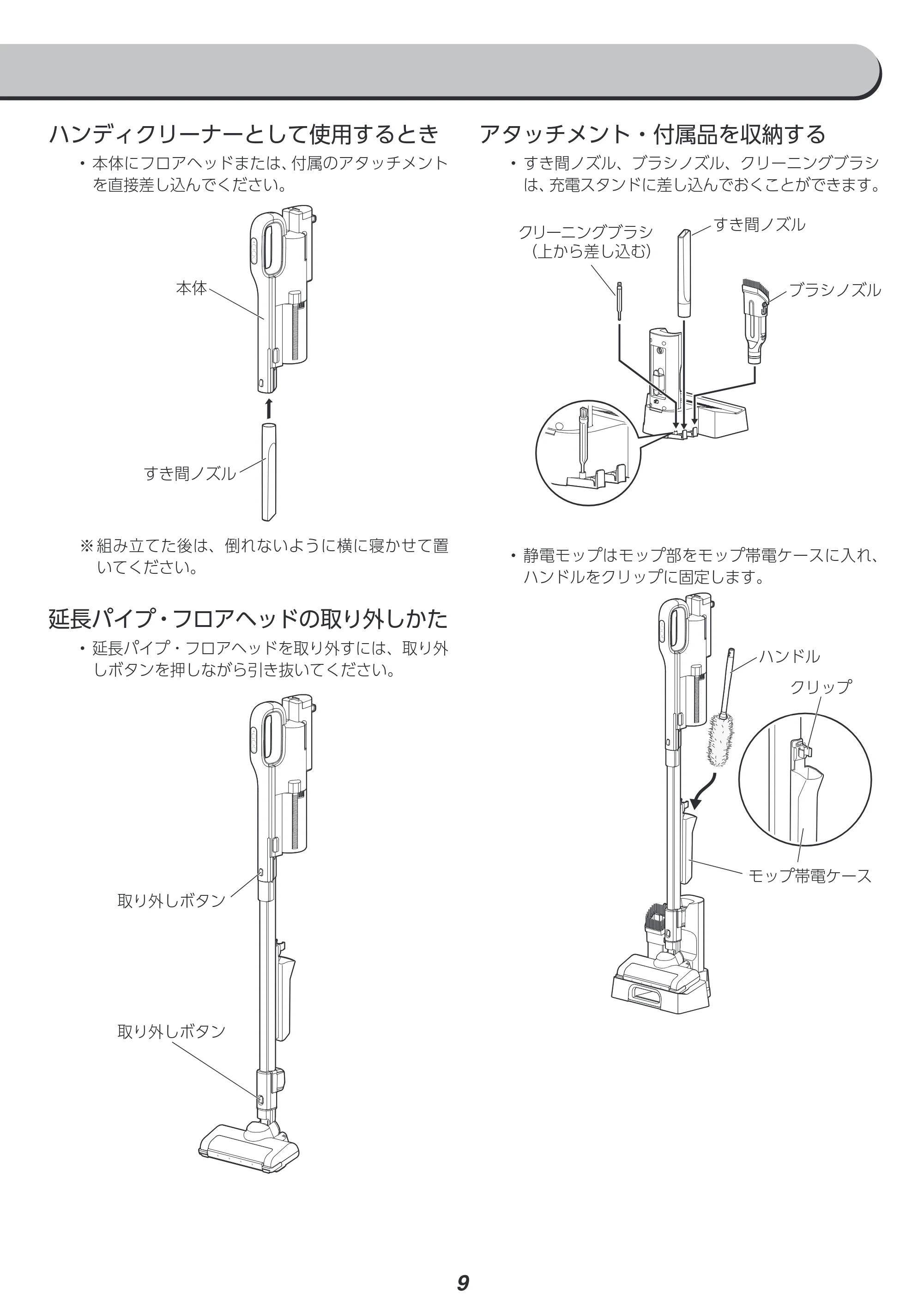アイリスオーヤマ SCD-C12BP 取扱説明書 — 原本ページ — 9ページ