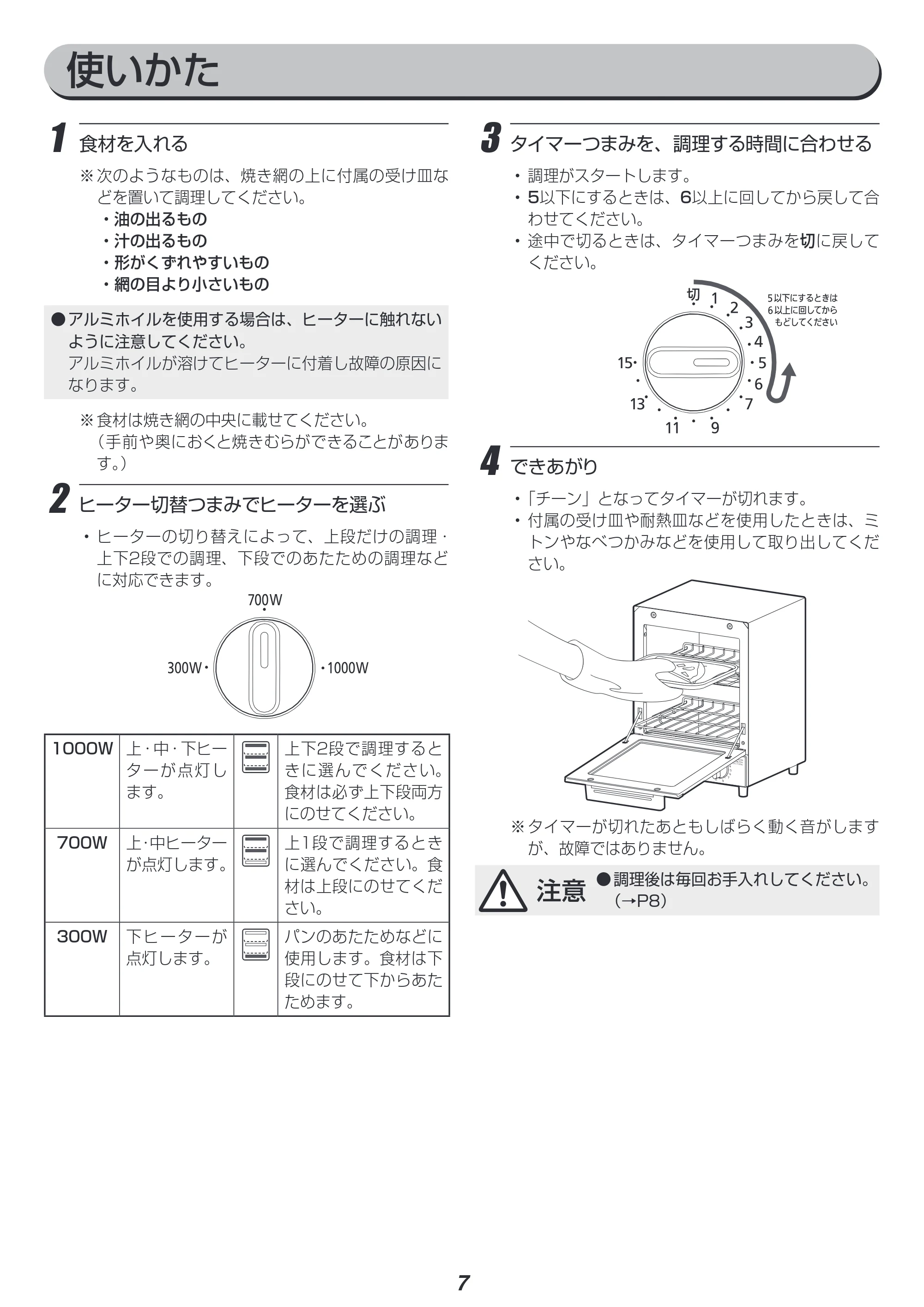 アイリスオーヤマ MOT-012 取扱説明書 — 原本ページ — 7ページ