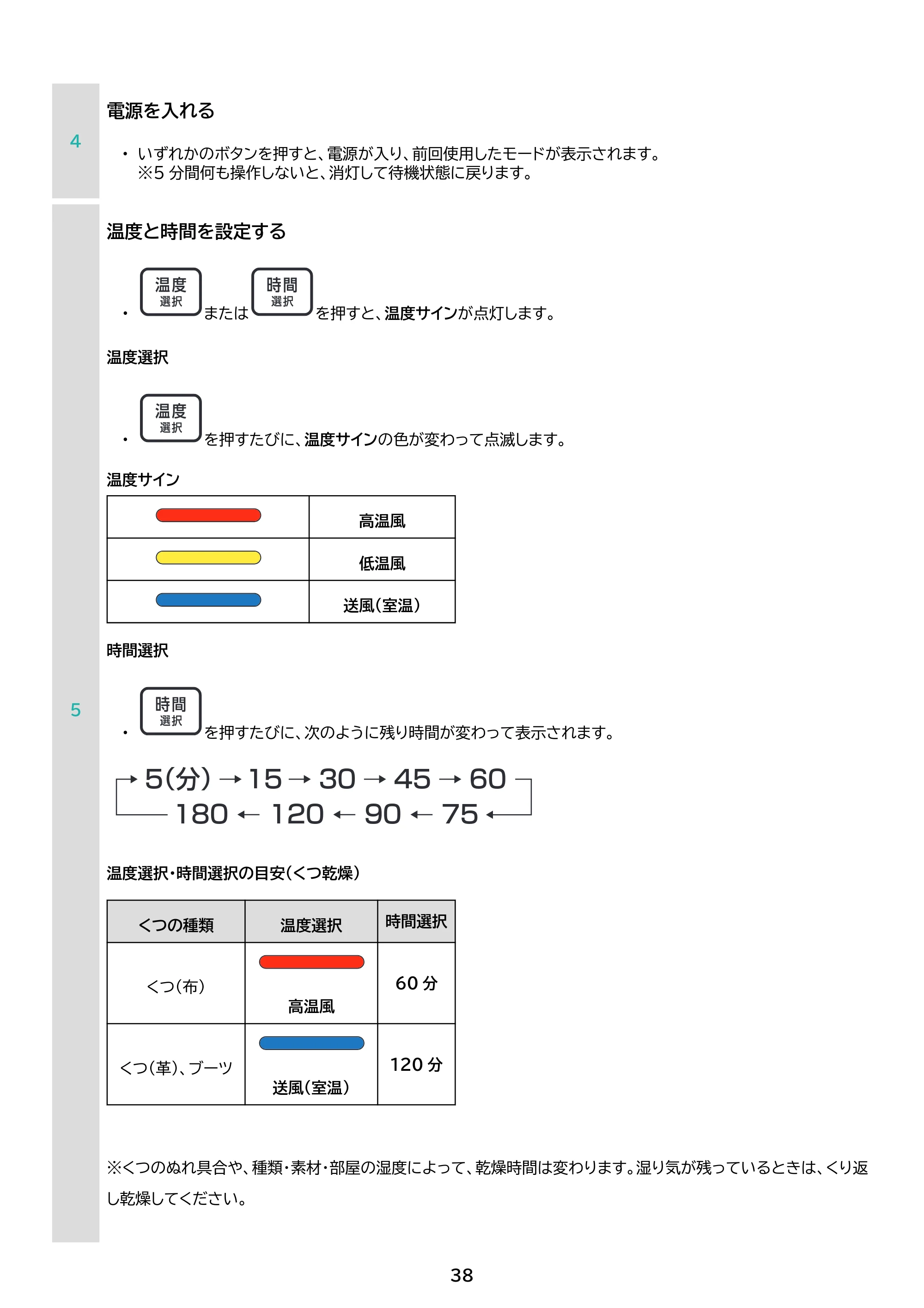 アイリスオーヤマ KFK-402 取扱説明書 — 原本ページ — 38ページ