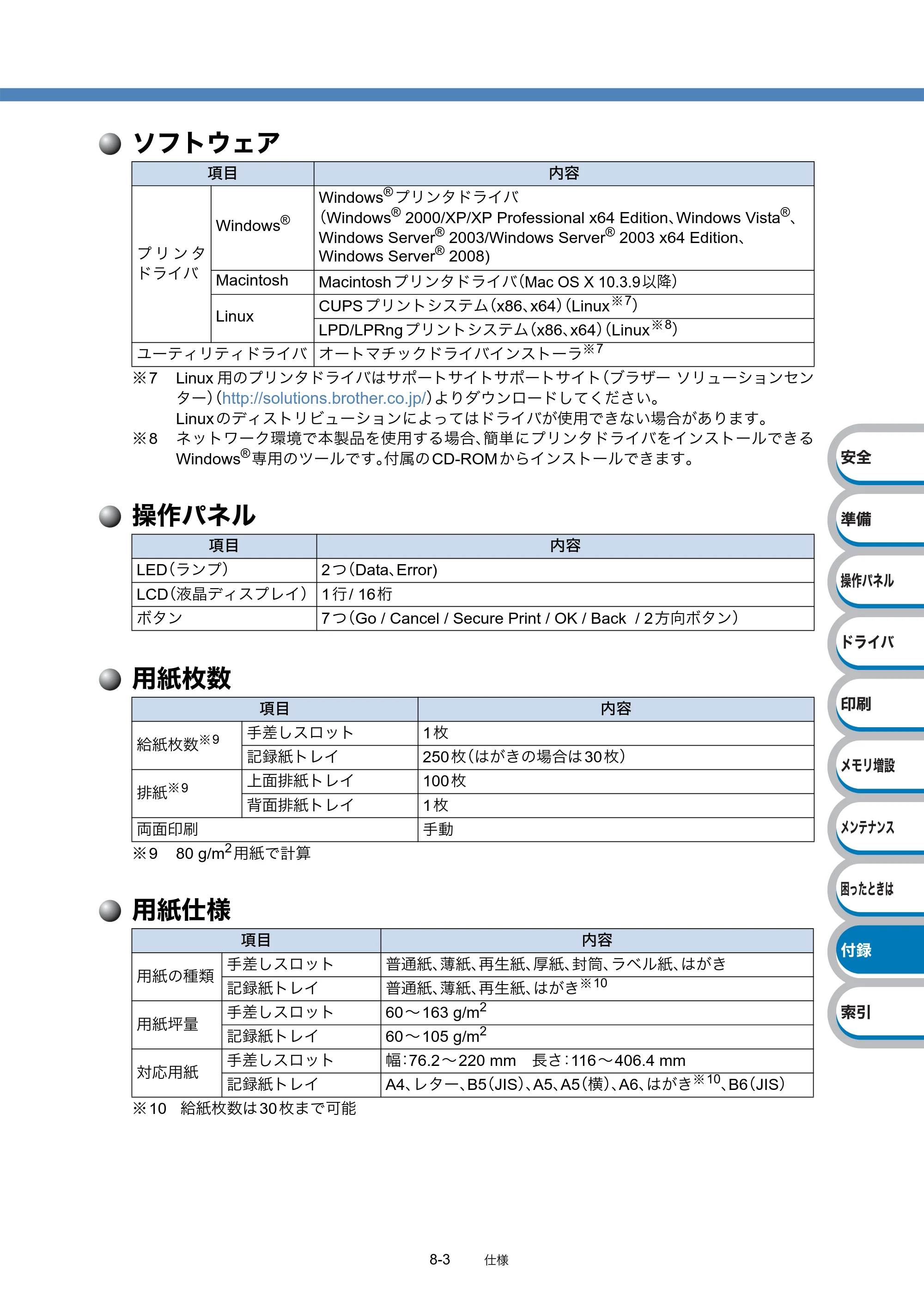 ブラザー HL-3040CN ユーザーズガイド ~基本編~ — 原本ページ — 203ページ