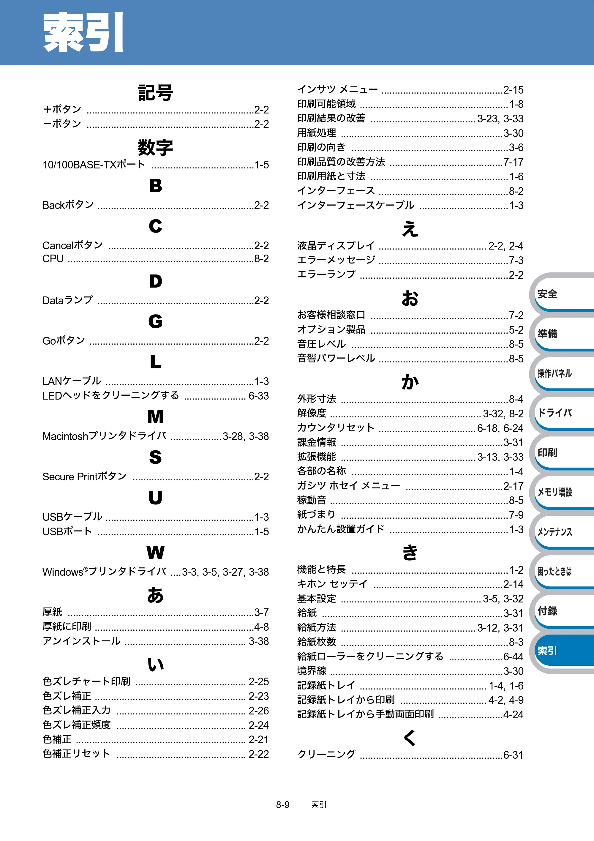 ブラザー HL-3040CN ユーザーズガイド ~基本編~ — 原本ページ — 209ページ
