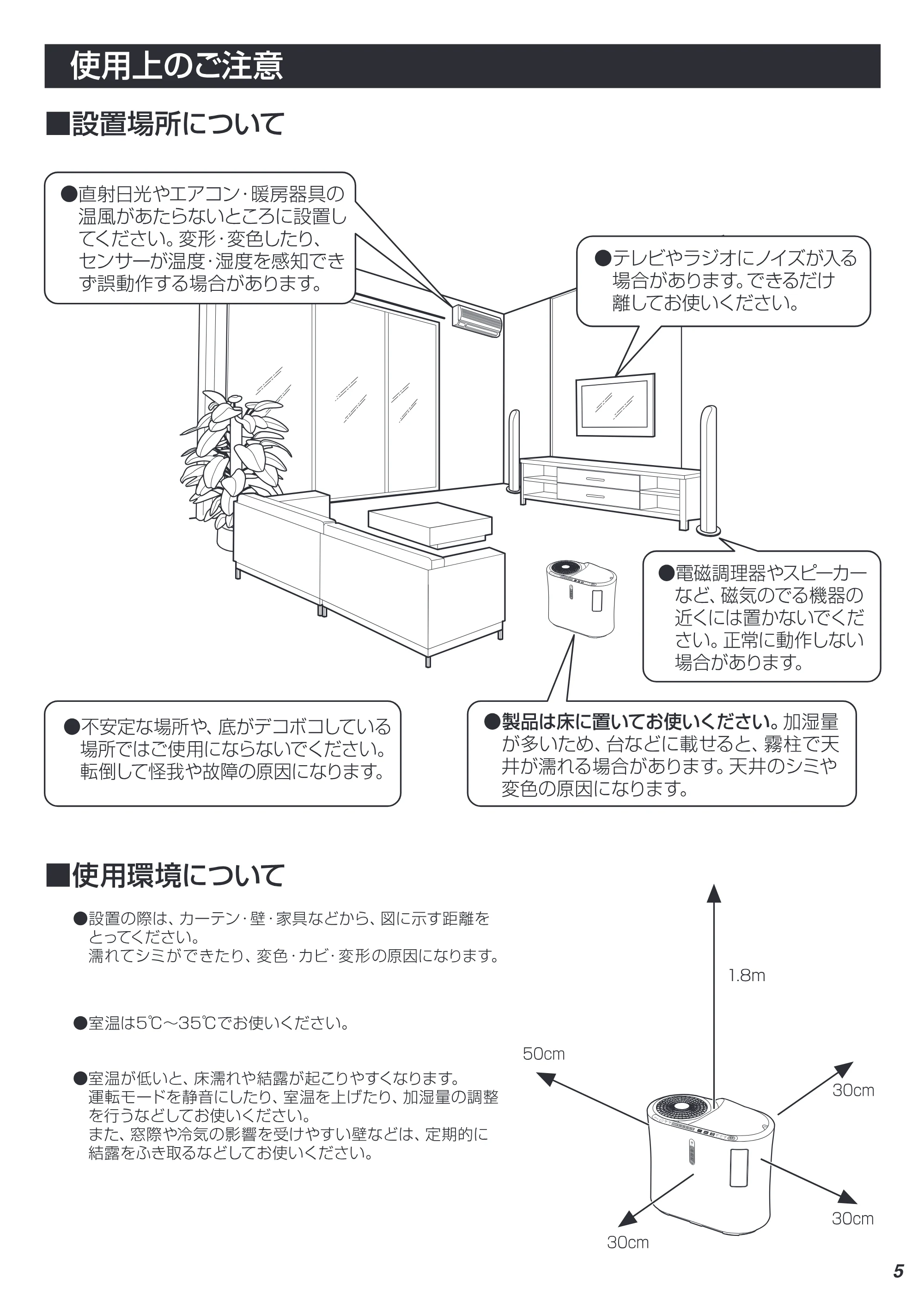 アイリスオーヤマ SSH-750Z 取扱説明書 — 05 — 原本ページ — 5ページ