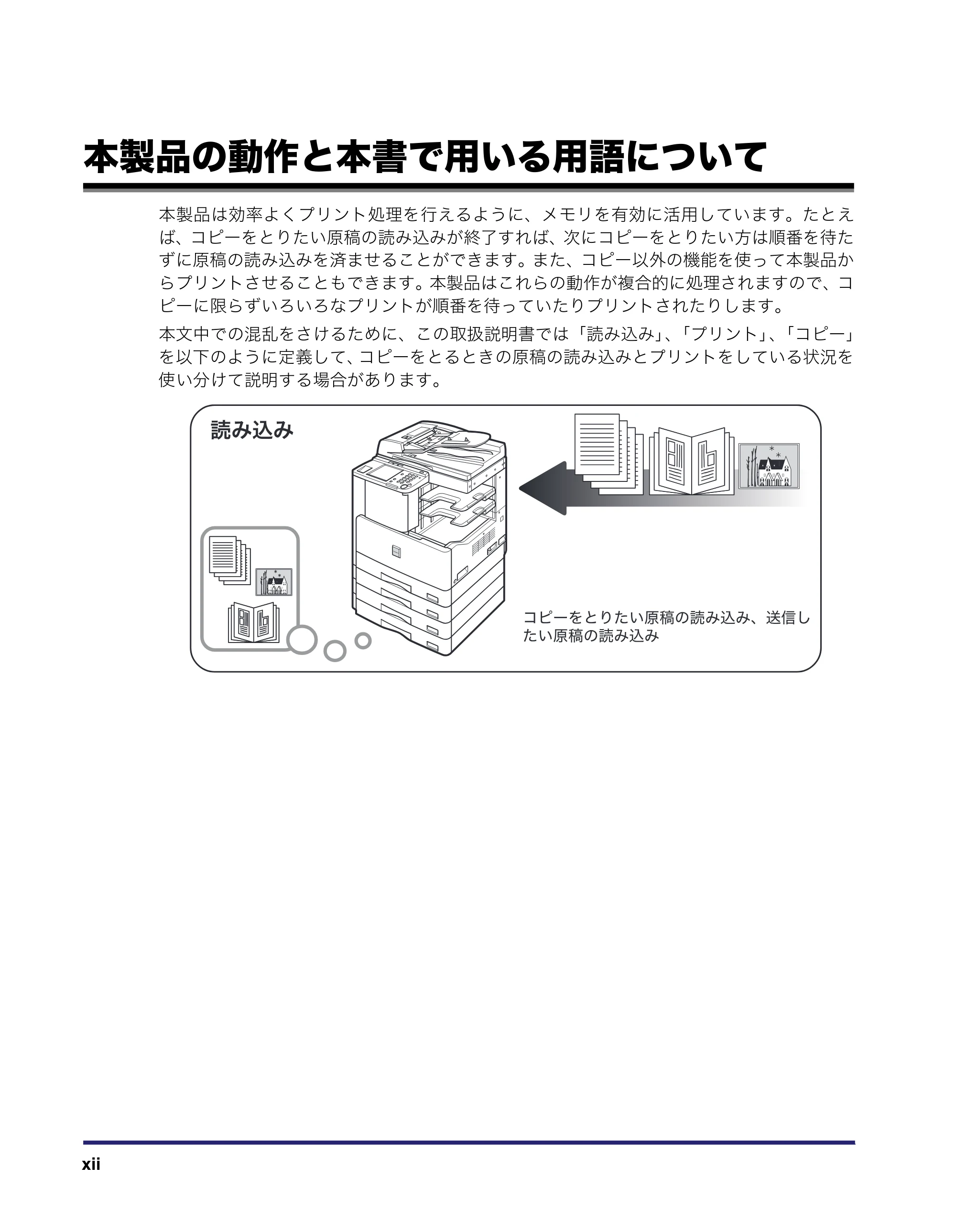 キヤノン MF7450N/MF7350N/MF7330 ユーザーズガイド （PDF形式／23.39Mバイト） — 本製品の動作と本書で用いる用語について — 原本ページ — 14ページ