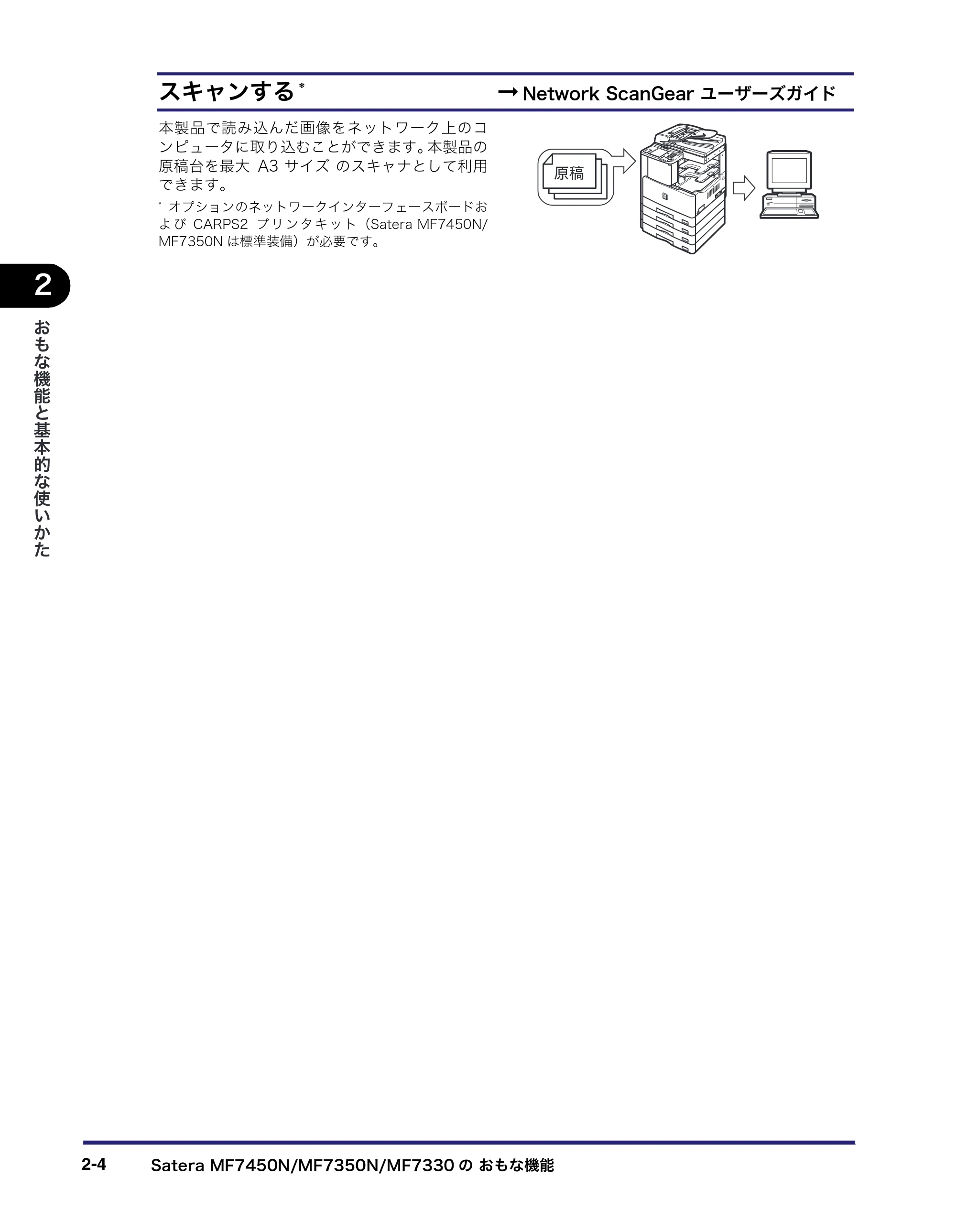 キヤノン MF7450N/MF7350N/MF7330 ユーザーズガイド （PDF形式／23.39Mバイト） — 原本ページ — 56ページ