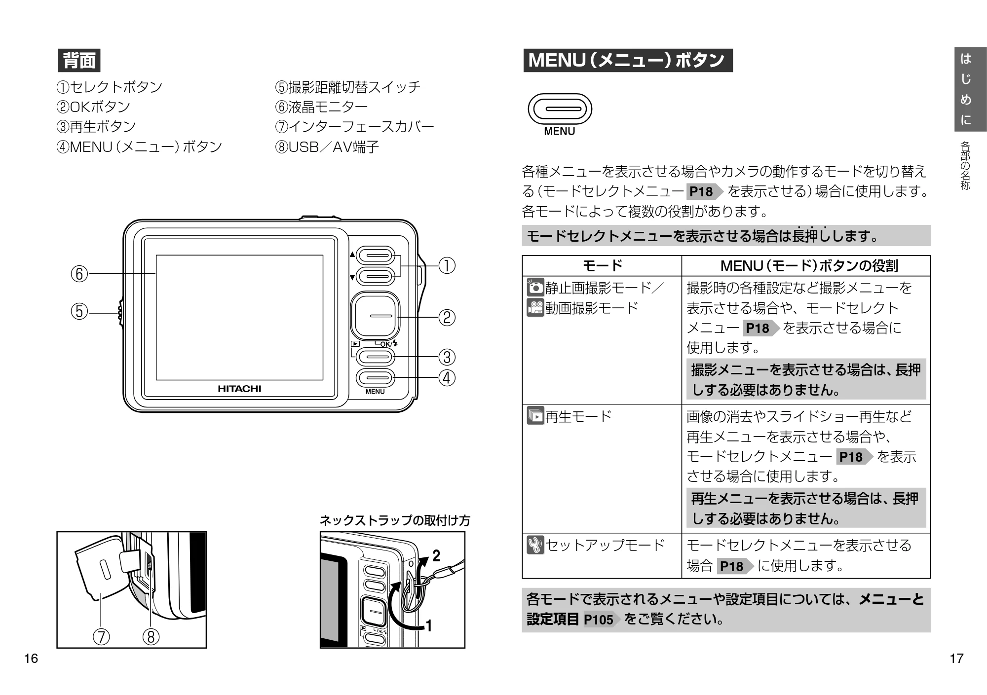 日立 HDC-504 / HDC-503X 取扱説明書 — 原本ページ — 9ページ