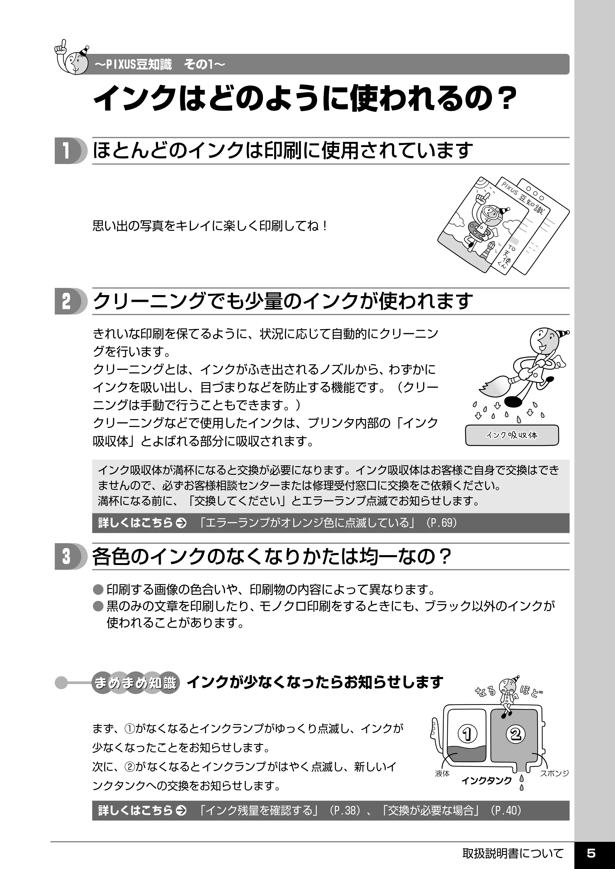 キヤノン PIXUS iP3300 操作ガイド （PDF形式／7.3Mバイト） — 原本ページ — 6ページ