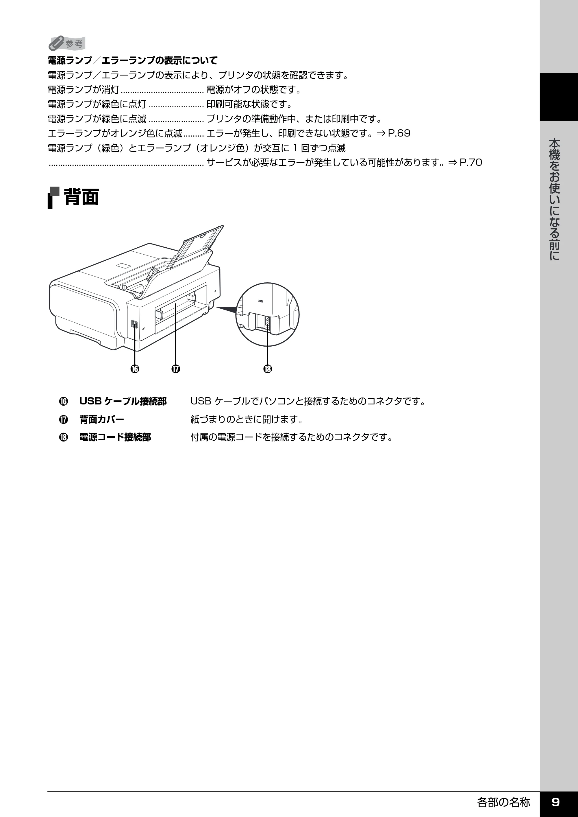 キヤノン PIXUS iP3300 操作ガイド （PDF形式／7.3Mバイト） — 内部 — 原本ページ — 10ページ