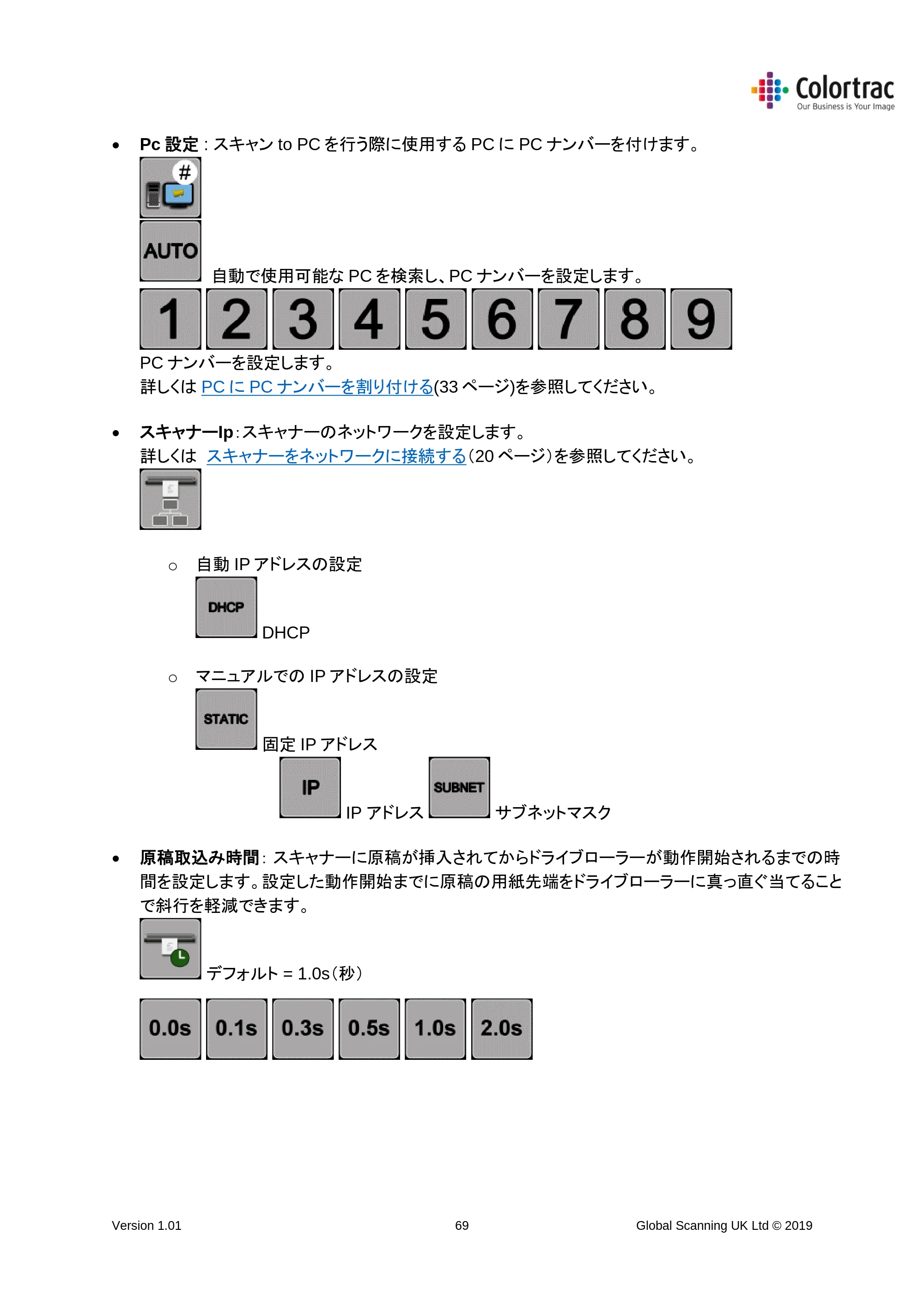 キヤノン TM-300/TM-300 MFP TM-200／TM-300 MFPスキャナーユニット取扱説明書（ファームウエアv.4.06以降）2021年11月4日掲載 （PDF形式／3.91Mバイト） — 原本ページ — 69ページ