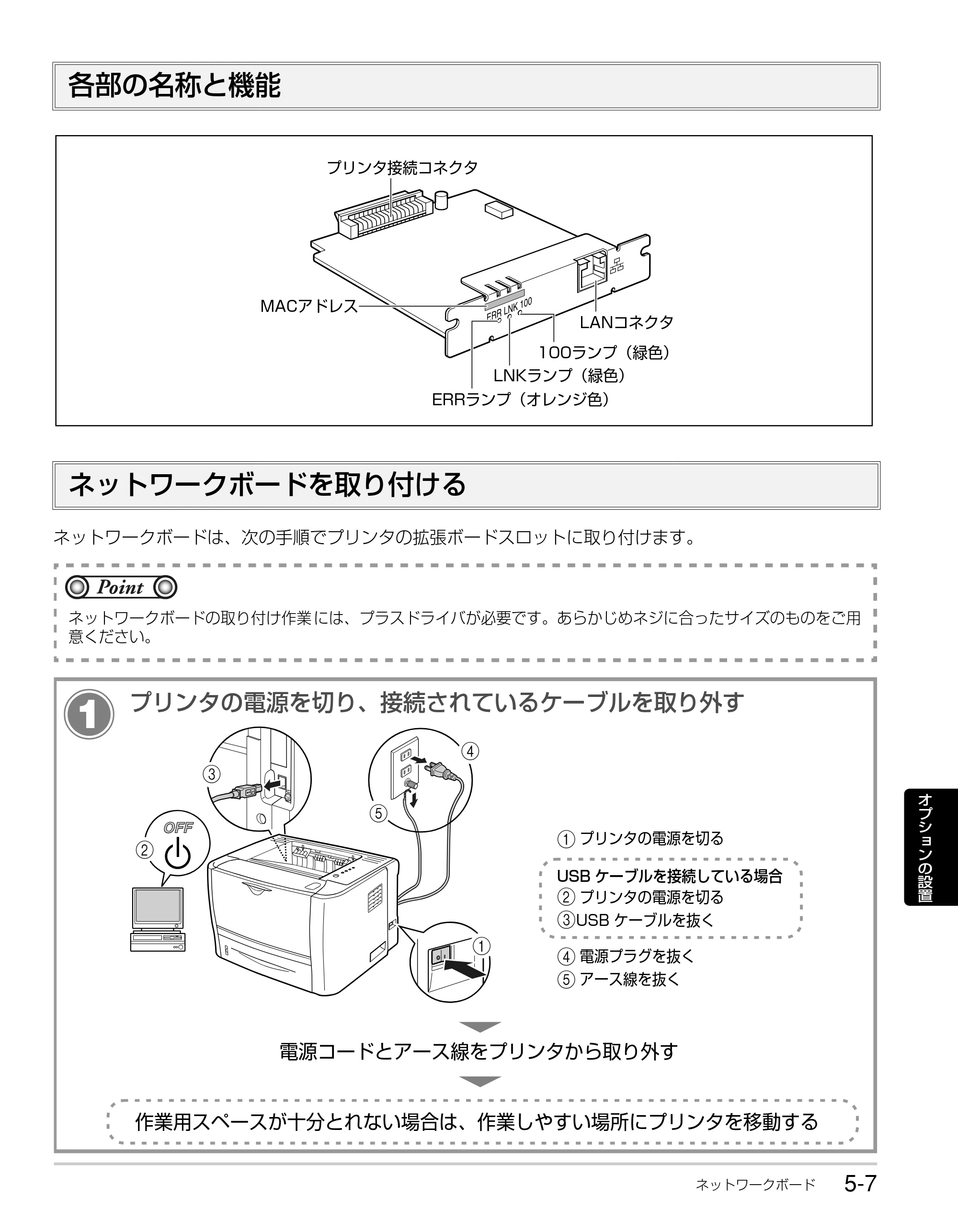キヤノン LBP3310 かんたん操作ガイド 2008年1月21日掲載 （PDF形式／3.63Mバイト） — 各部の名称と機能 — 原本ページ — 87ページ