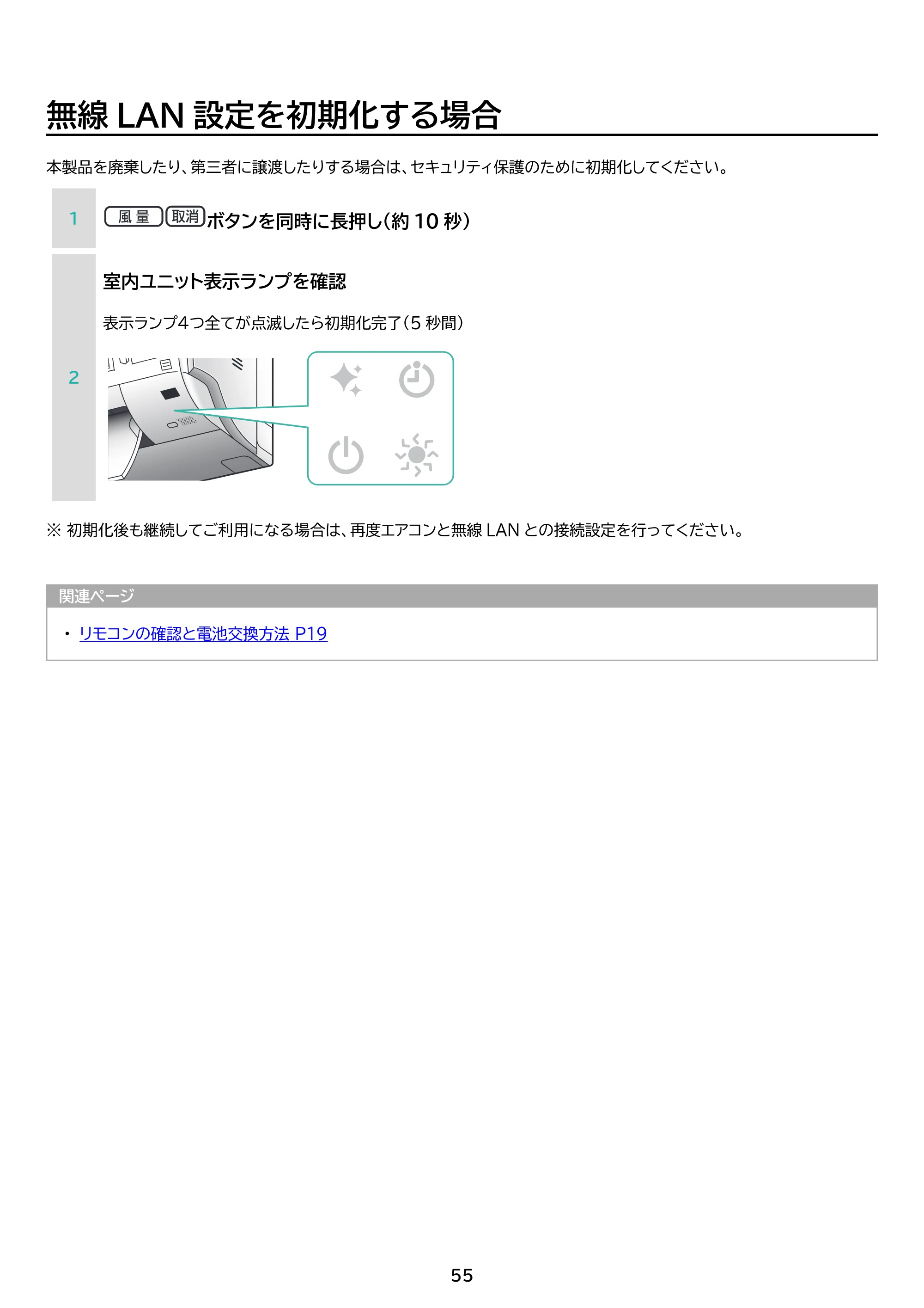 アイリスオーヤマ Wi-Fi / IHF-2207W 取扱説明書 — 原本ページ — 55ページ