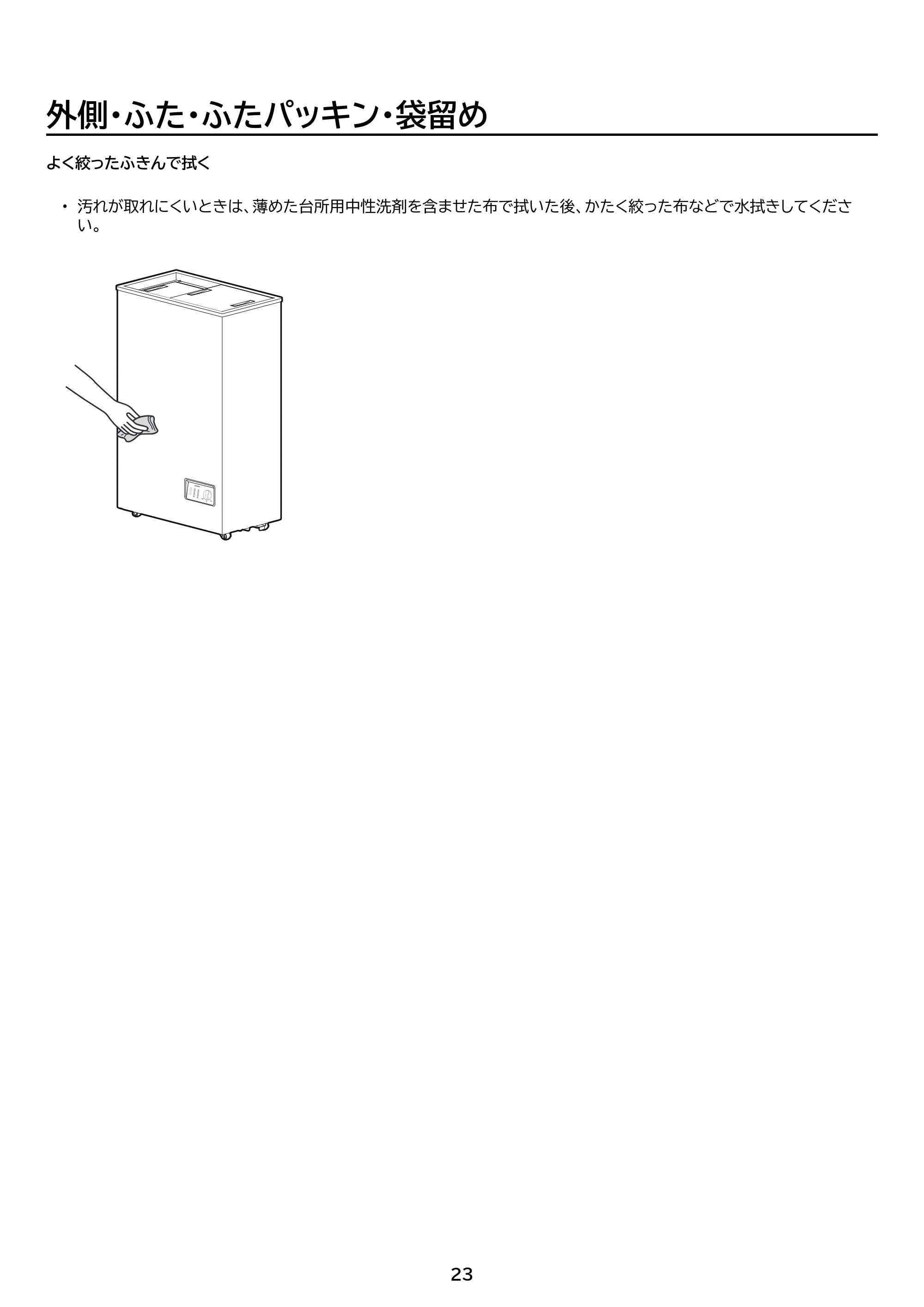 アイリスオーヤマ IFTB-45A 取扱説明書 — 原本ページ — 23ページ