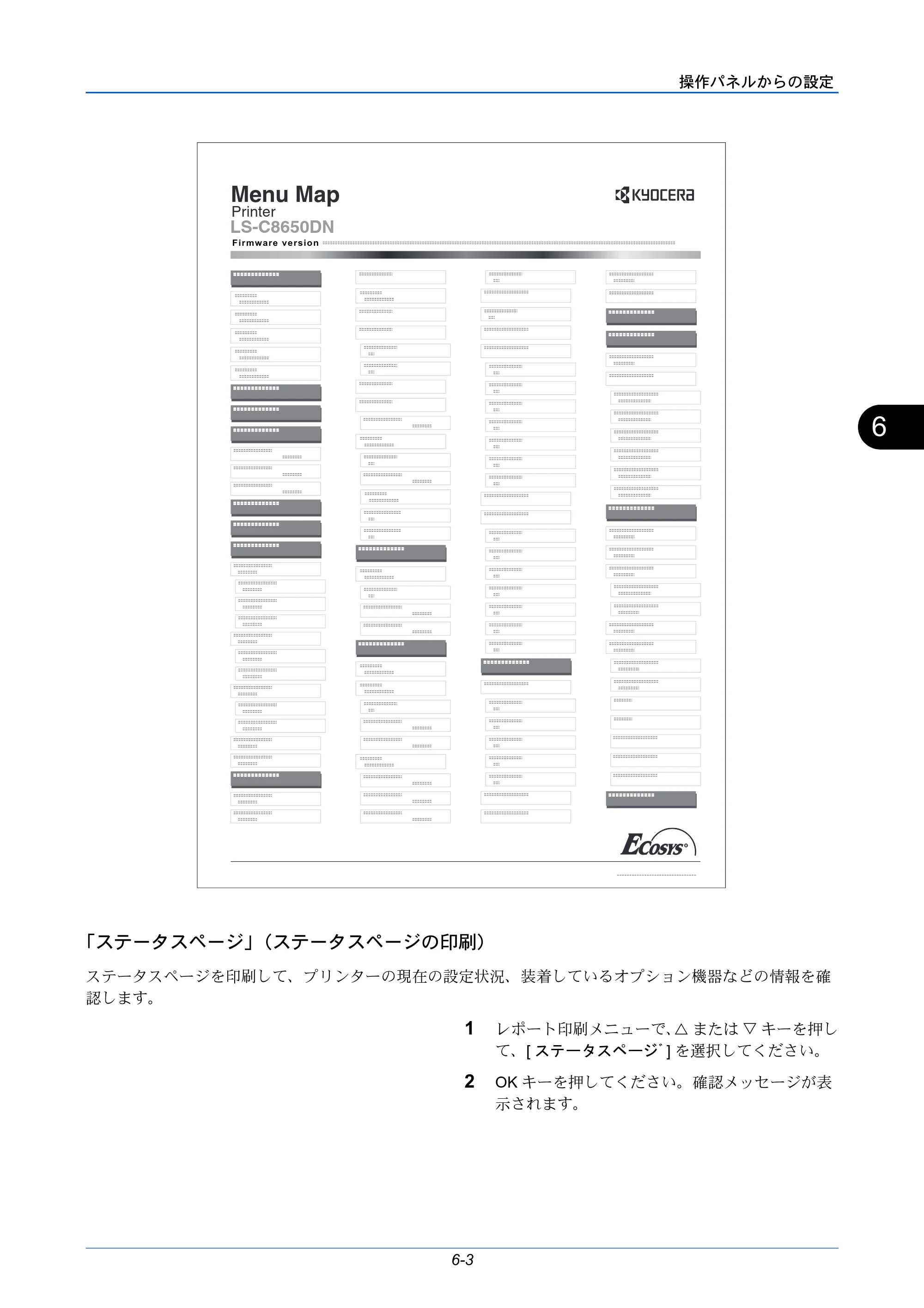 京セラ LS-C8650DN / LS-C8600DN LS-C8600DN/LS-C8650DN 使用説明書 — 「ステータスページ」（ステータスページの印刷） — 原本ページ — 139ページ