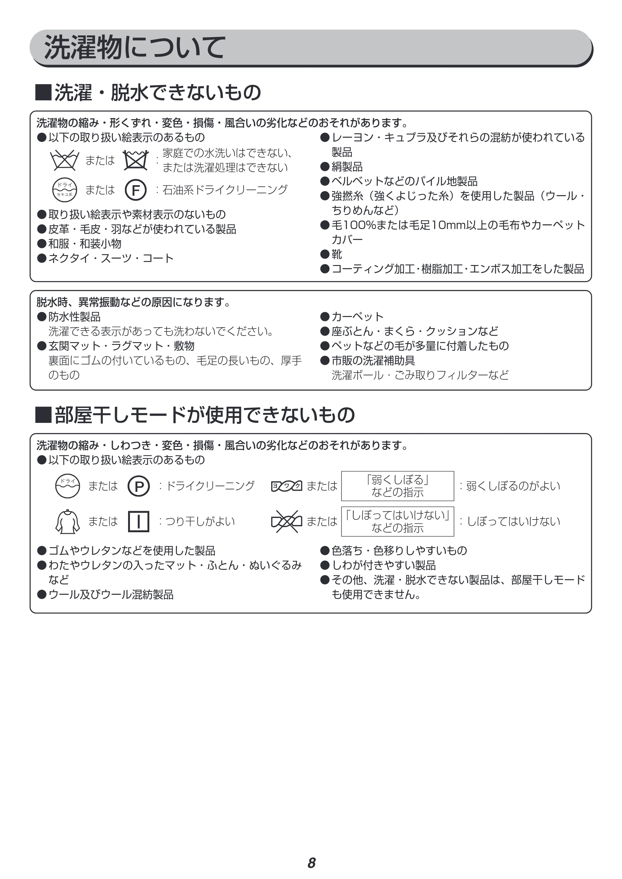 アイリスオーヤマ IAW-T802E 取扱説明書 — 原本ページ — 8ページ