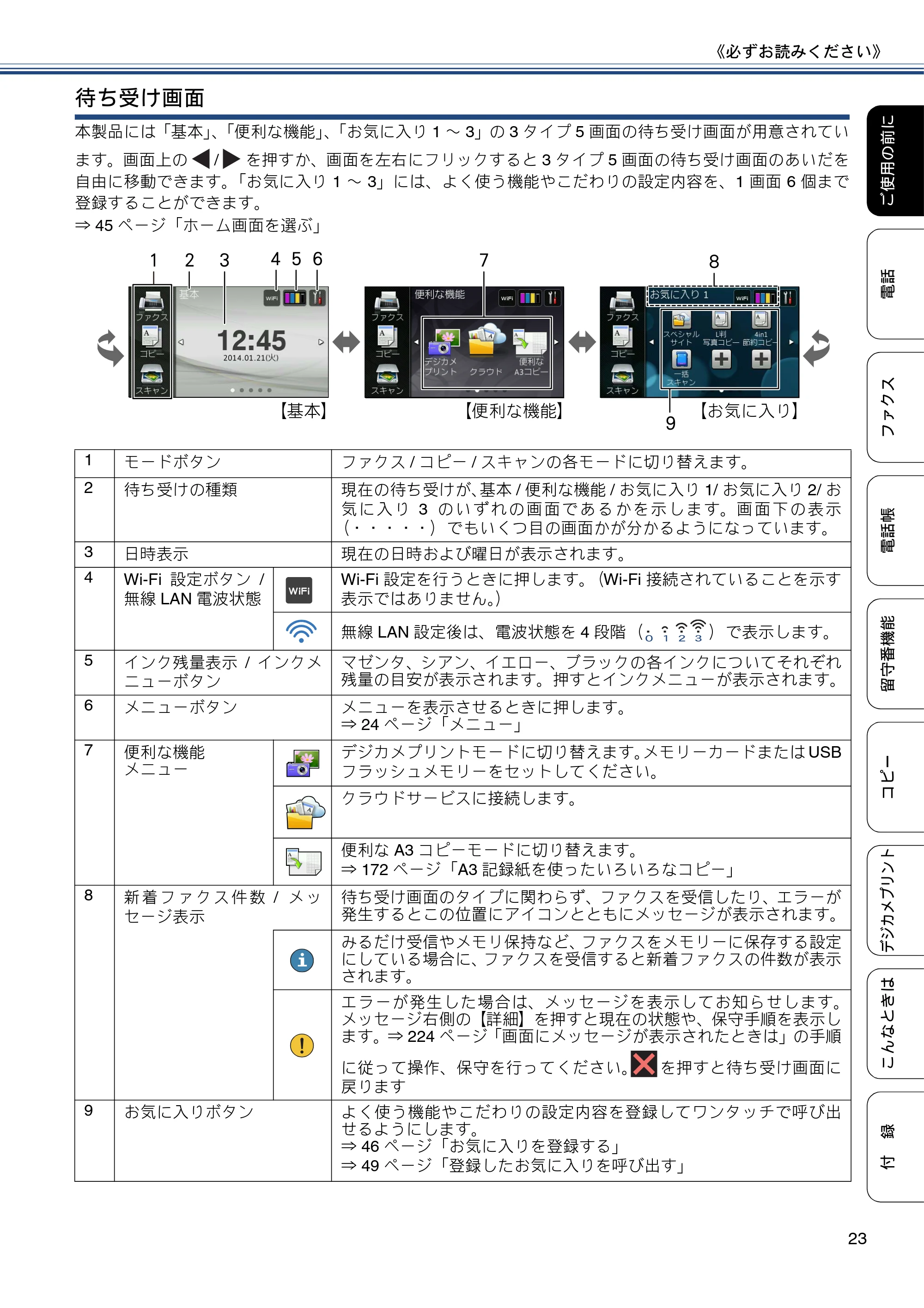 ブラザー MFC-J4810DN ユーザーズガイド ~基本編~ — 原本ページ — 23ページ