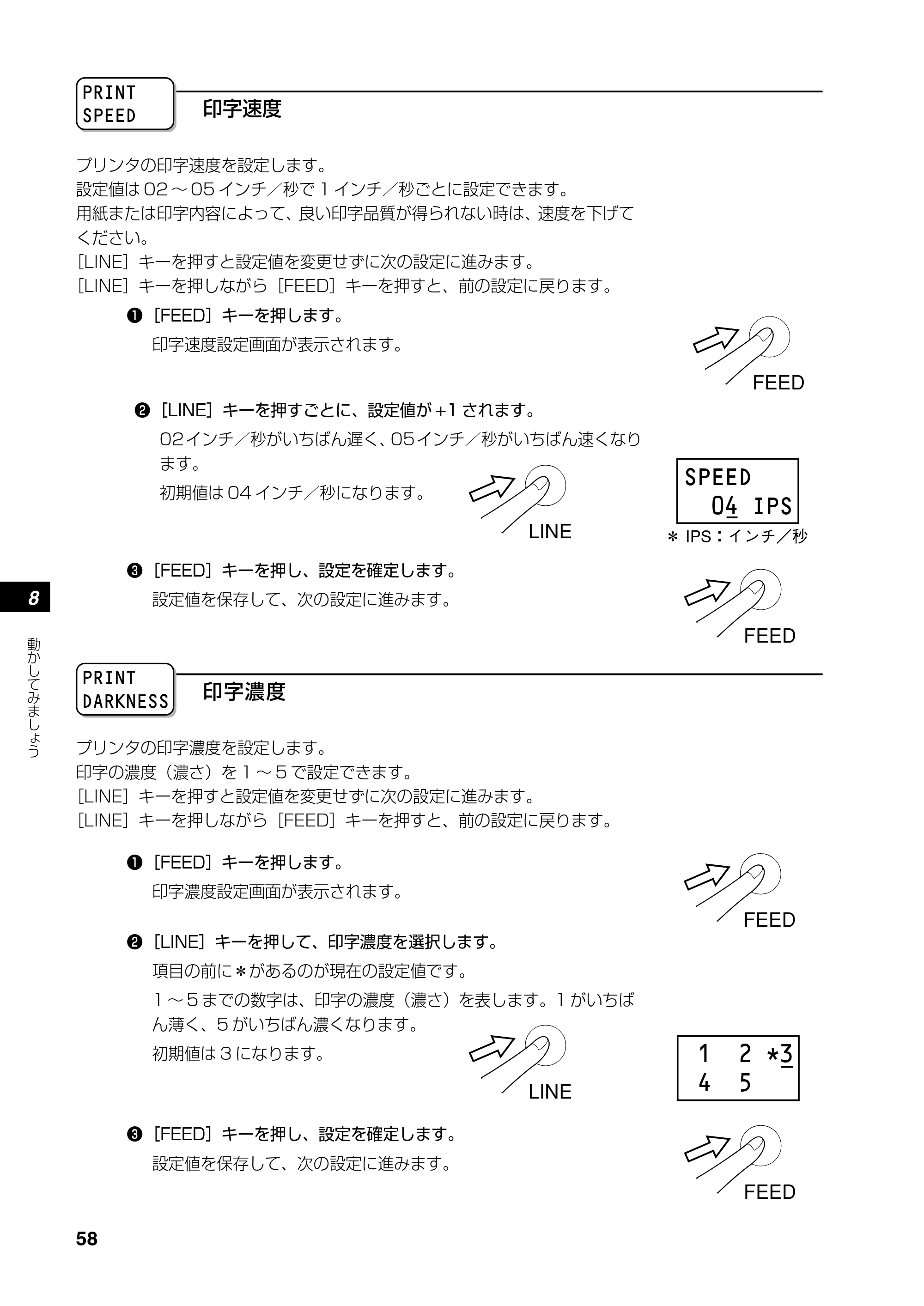 サトー RT308R 取扱説明書(第4版) — 原本ページ — 59ページ