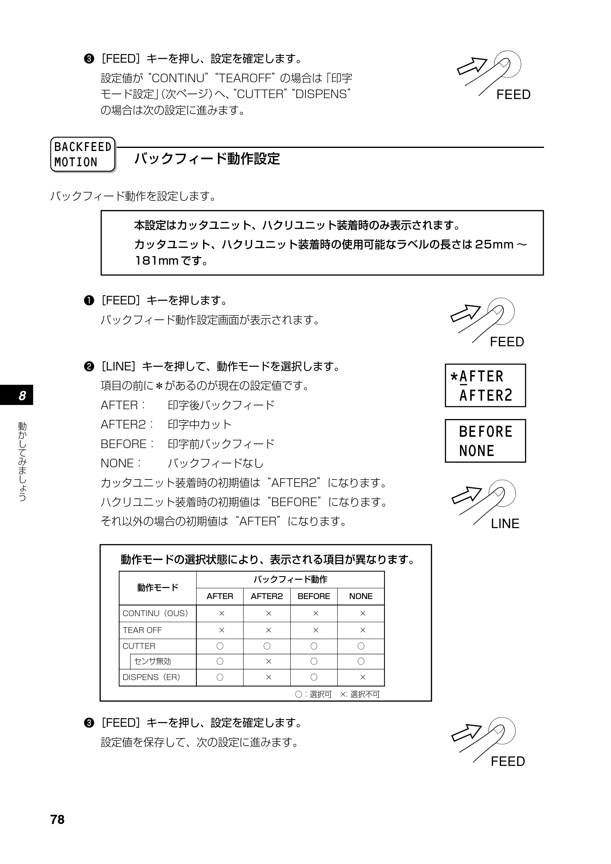 サトー RT308R 取扱説明書(第4版) — 原本ページ — 79ページ