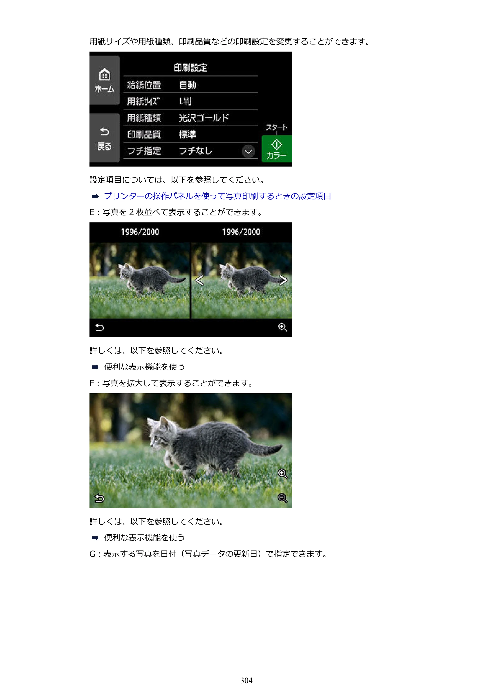 キヤノン PIXUS XK500 オンラインマニュアル PDF版（Windows版） — 原本ページ — 304ページ