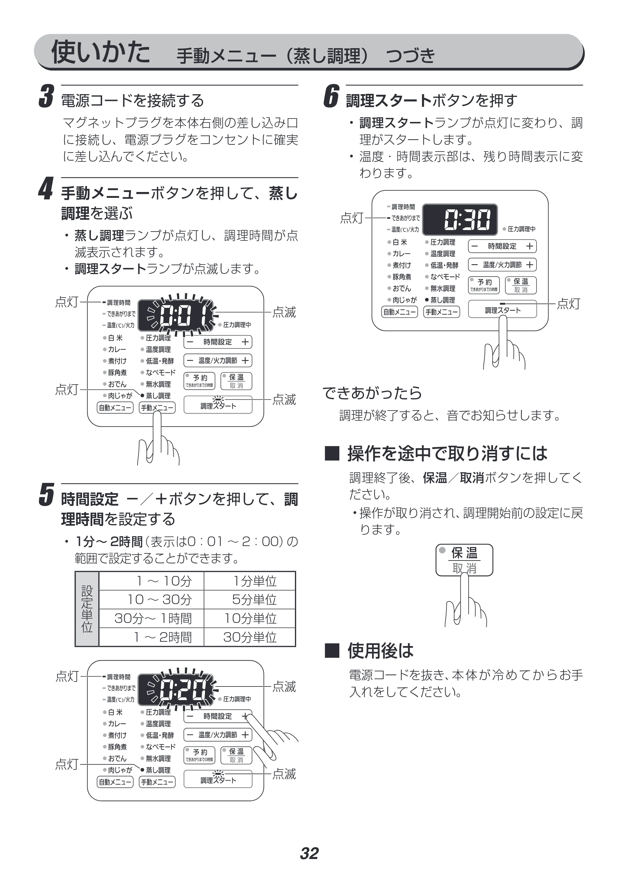 アイリスオーヤマ PC-MA4 取扱説明書 — 原本ページ — 32ページ