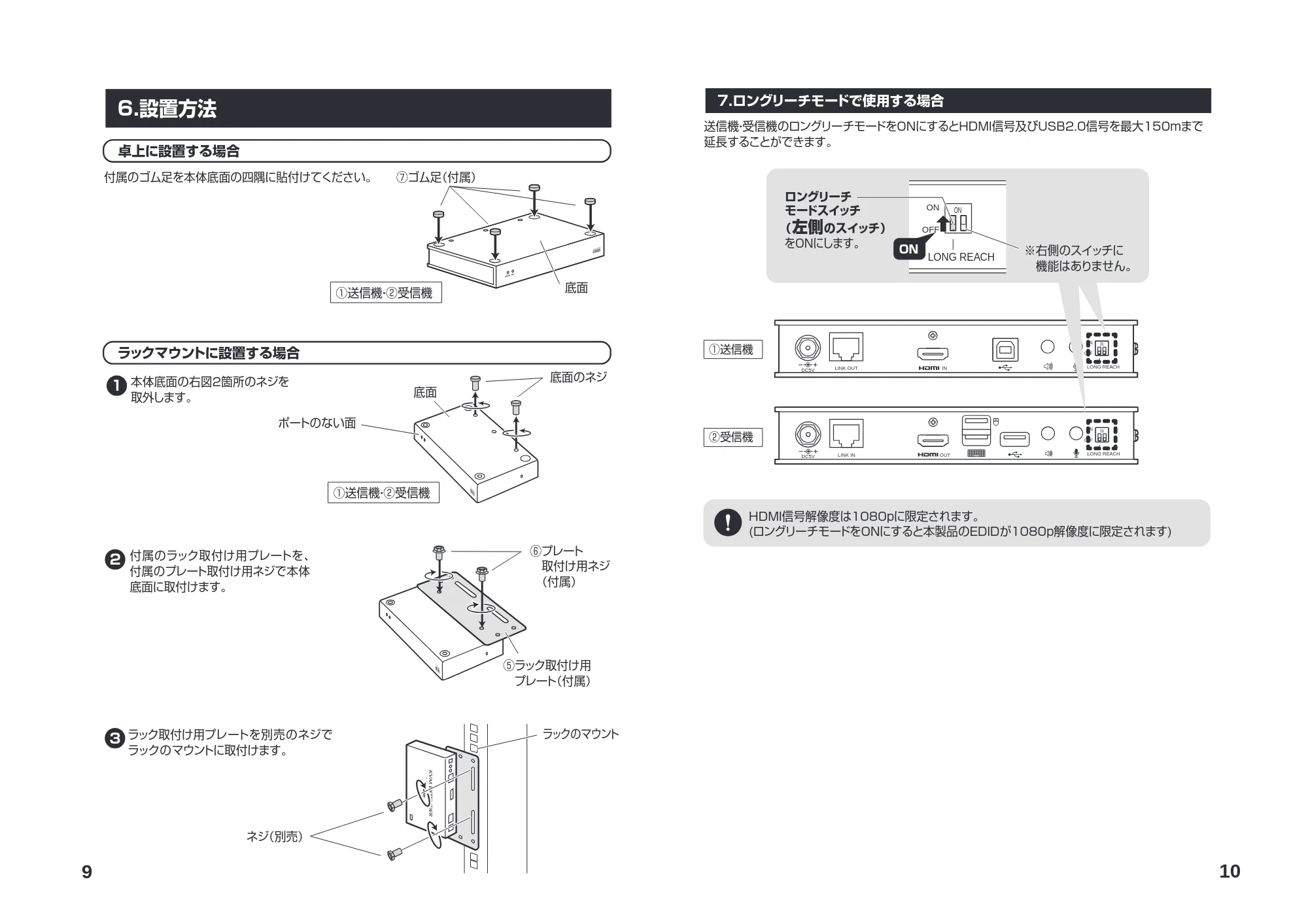 サンワサプライ VGA-EXKVMHU2 取扱説明書 — 原本ページ — 6ページ