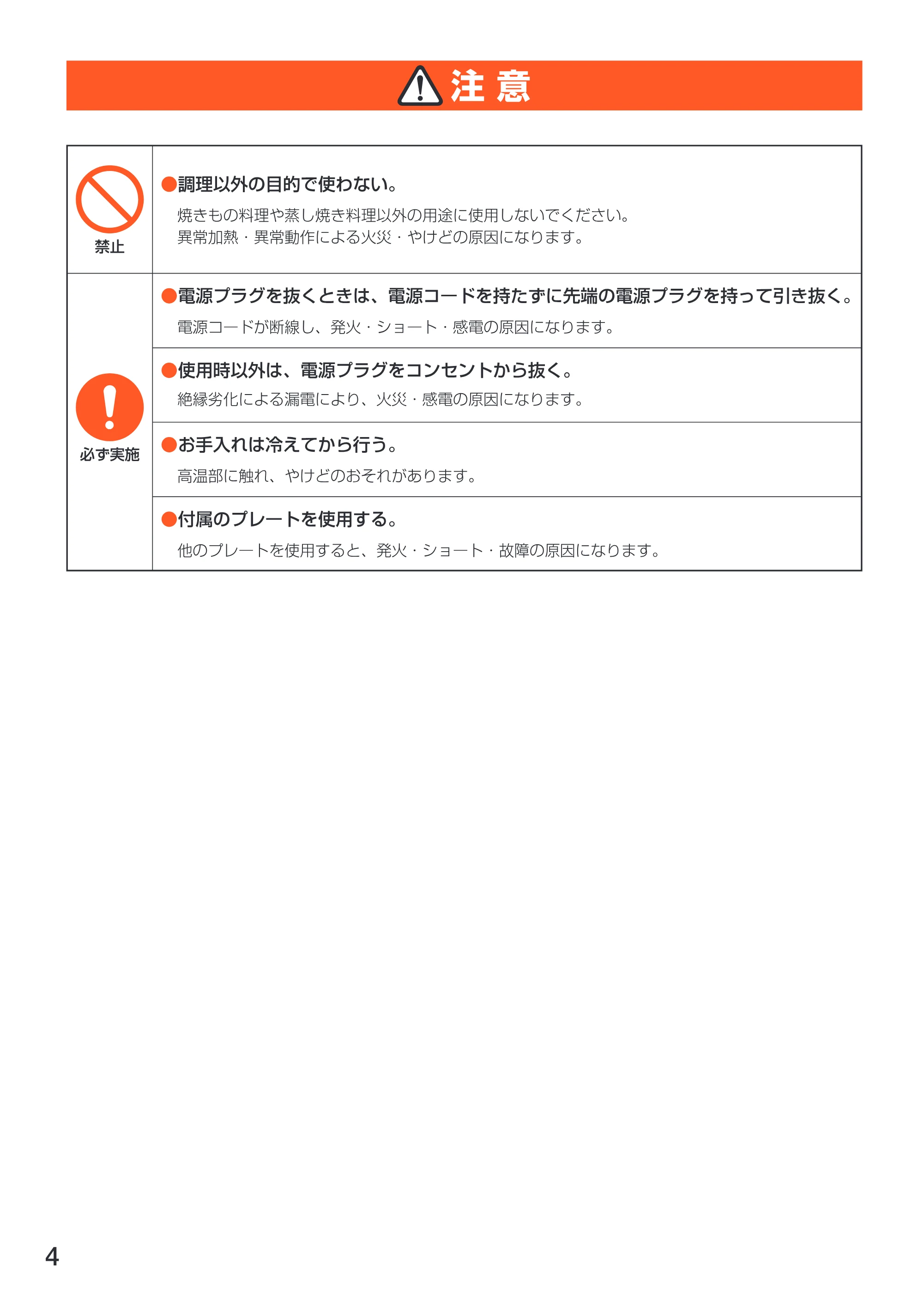 アイリスオーヤマ EHP-2435 取扱説明書 — 原本ページ — 4ページ