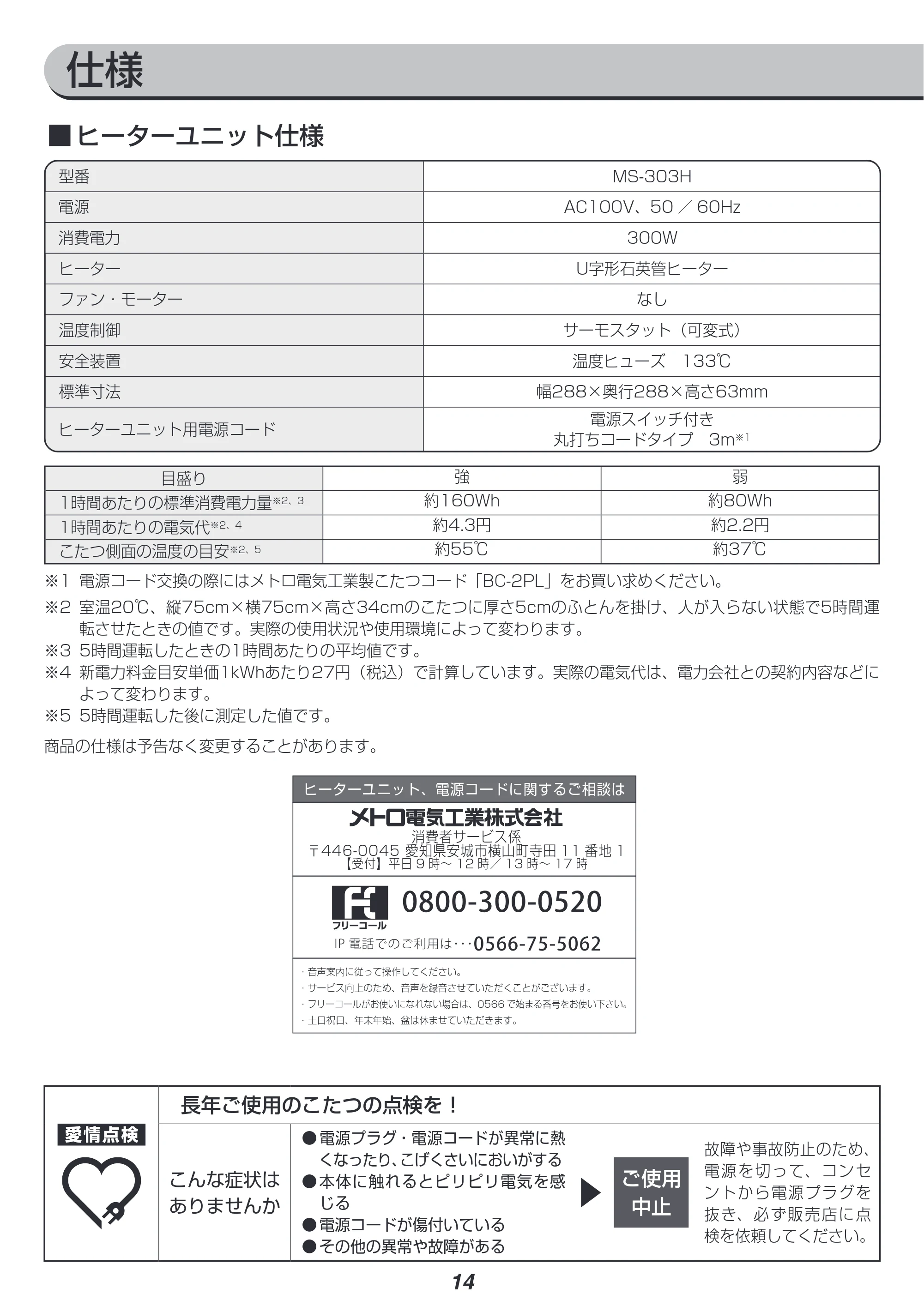 アイリスオーヤマ IKT-UA0860-MBR 取扱説明書 — 原本ページ — 14ページ