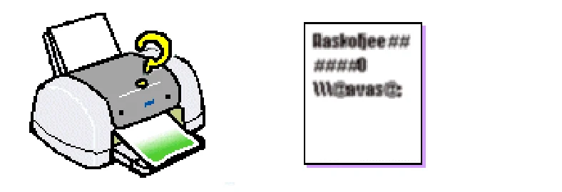 エプソン CL-760 プリンタ操作ガイド(Windows版) — 文字が化けて印刷される — 図版 64-1 — 64ページ