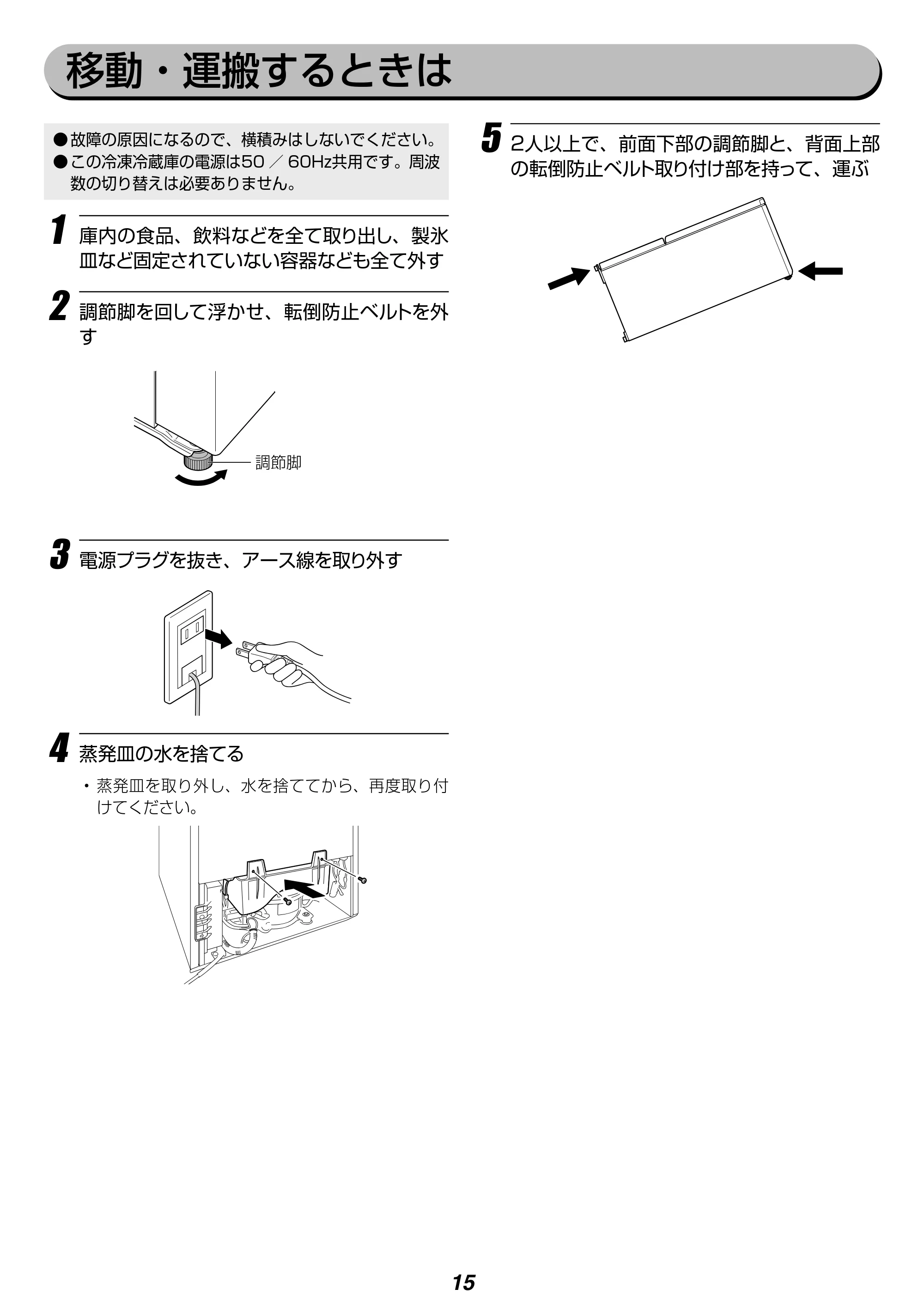 アイリスオーヤマ IRSN-15A 取扱説明書 — 原本ページ — 15ページ