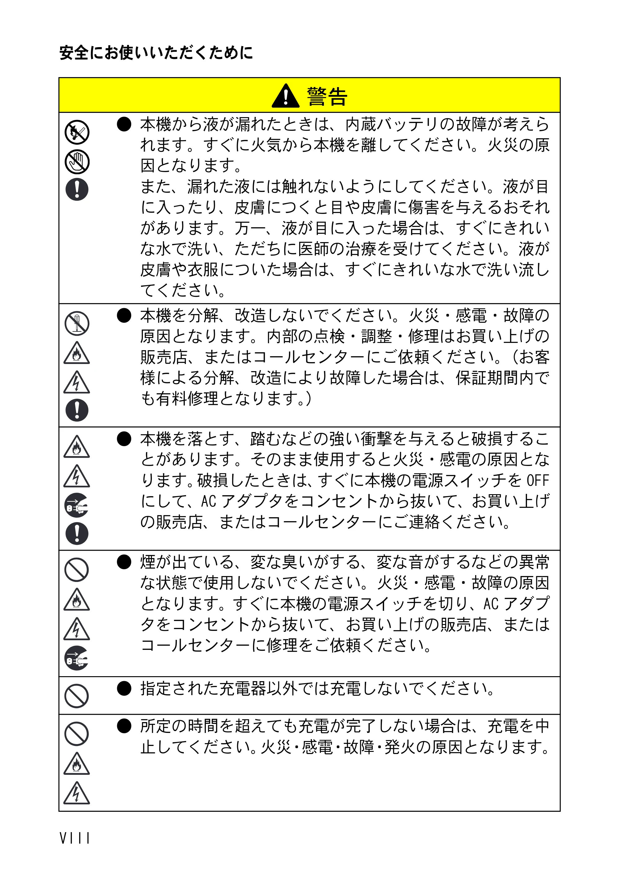 ブラザー MW-120 / MW-100/100e / MW-140BT 取扱説明書 (ユーザーズガイド) — 原本ページ — 9ページ