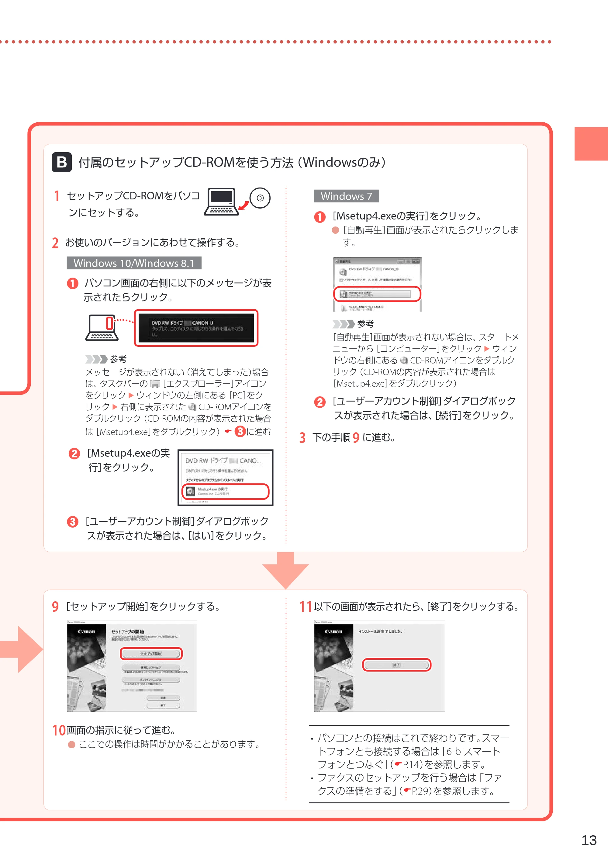 キヤノン TR4530 設置・基本操作マニュアル(PDF:8.66MB) — 原本ページ — 15ページ