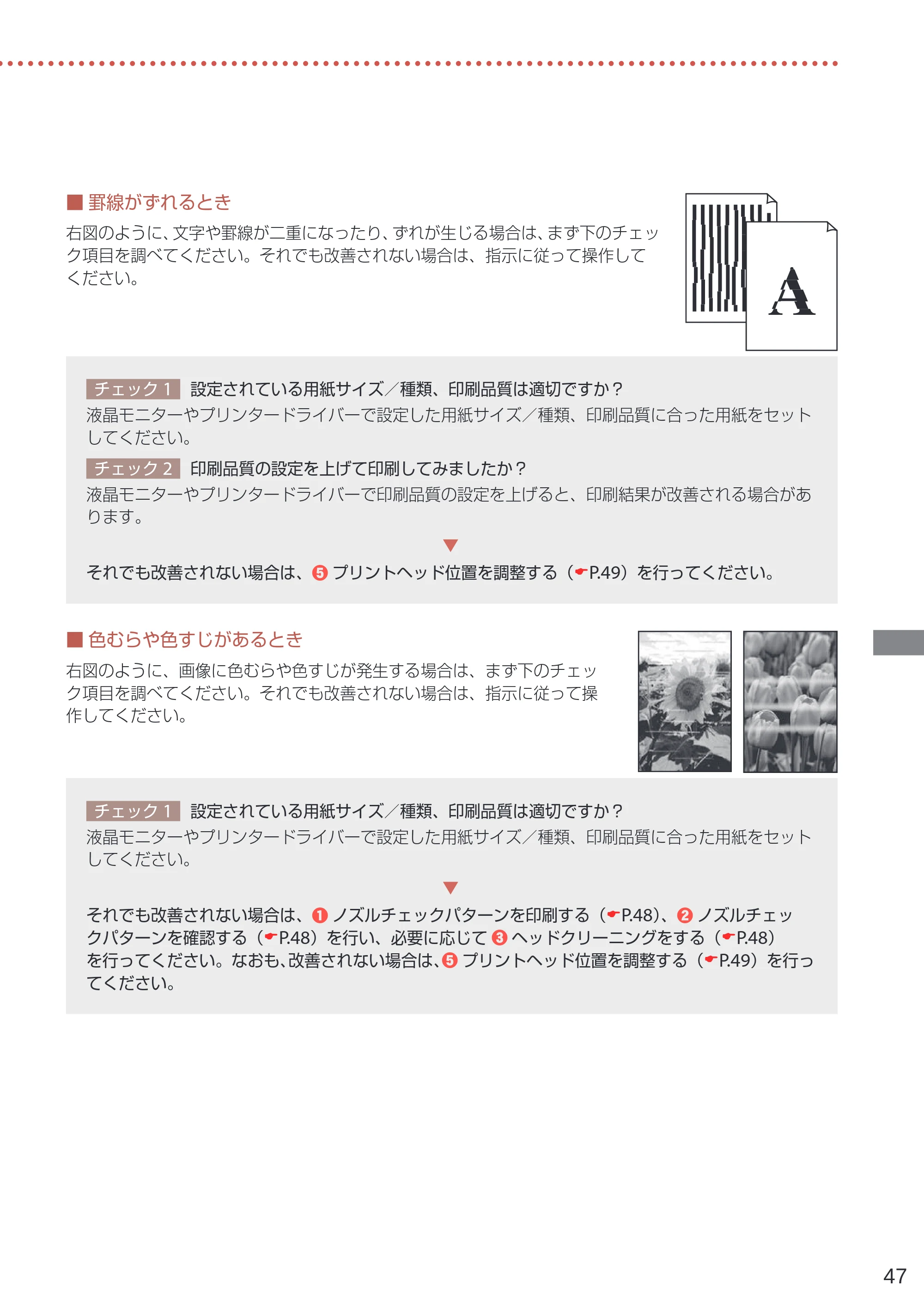 キヤノン TR4530 設置・基本操作マニュアル（PDF：8.66MB） — 原本ページ — 49ページ