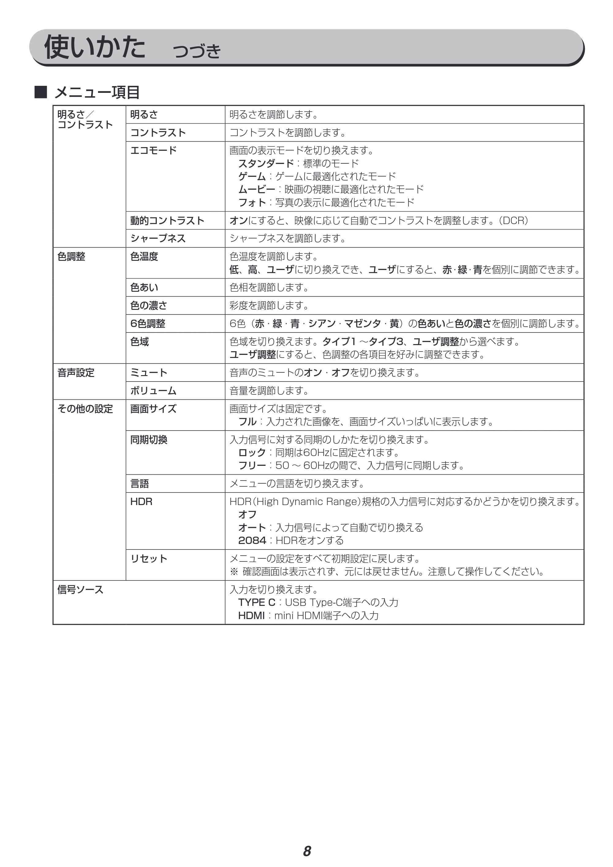 アイリスオーヤマ ILD-A16262KS 取扱説明書 — 原本ページ — 8ページ