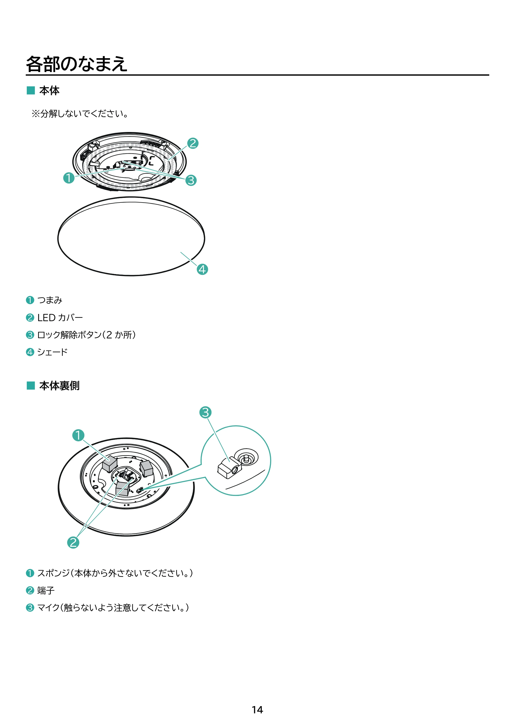 アイリスオーヤマ CEA8DL-7 取扱説明書 — 原本ページ — 14ページ