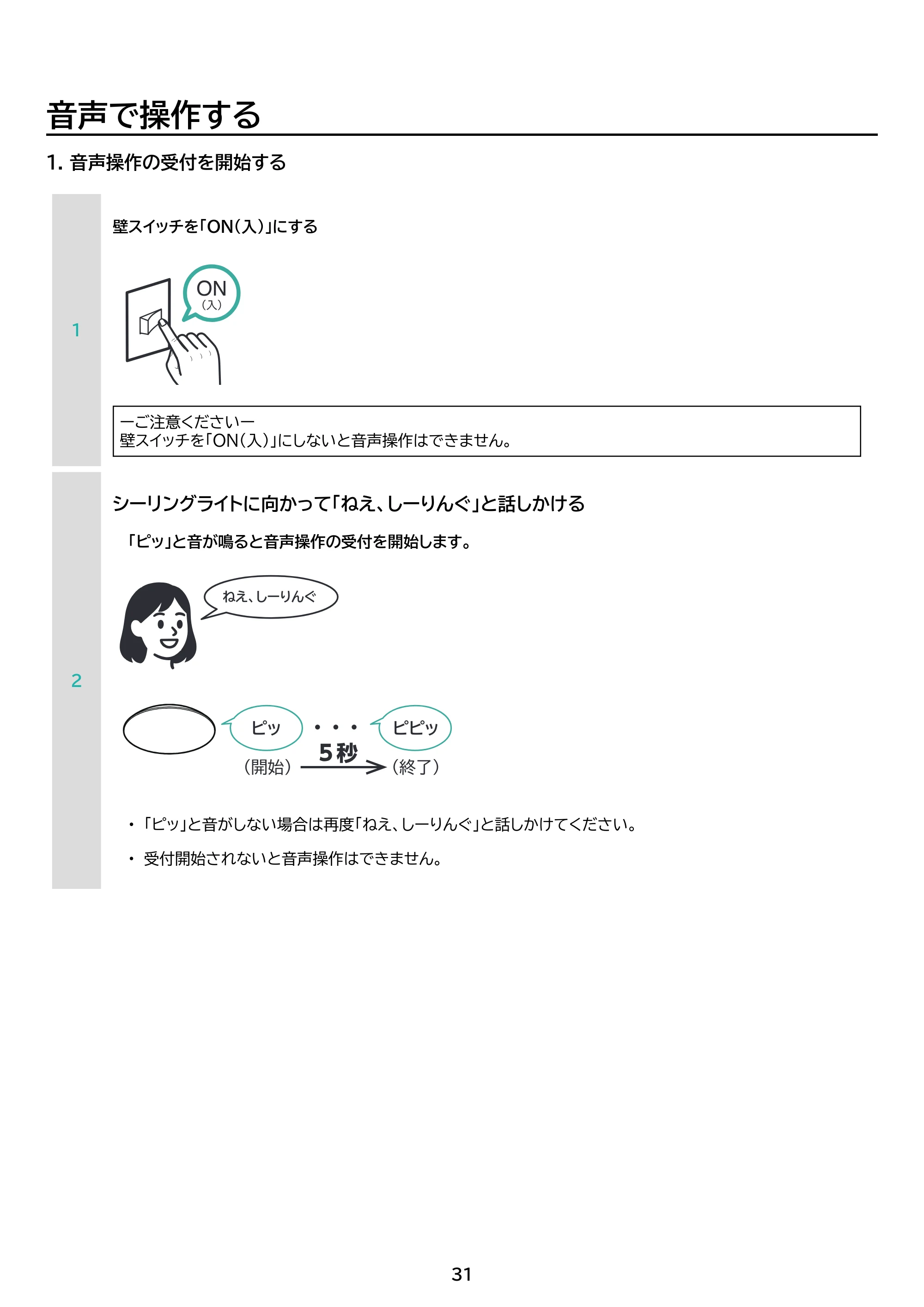 アイリスオーヤマ CEA8DL-7 取扱説明書 — 原本ページ — 31ページ