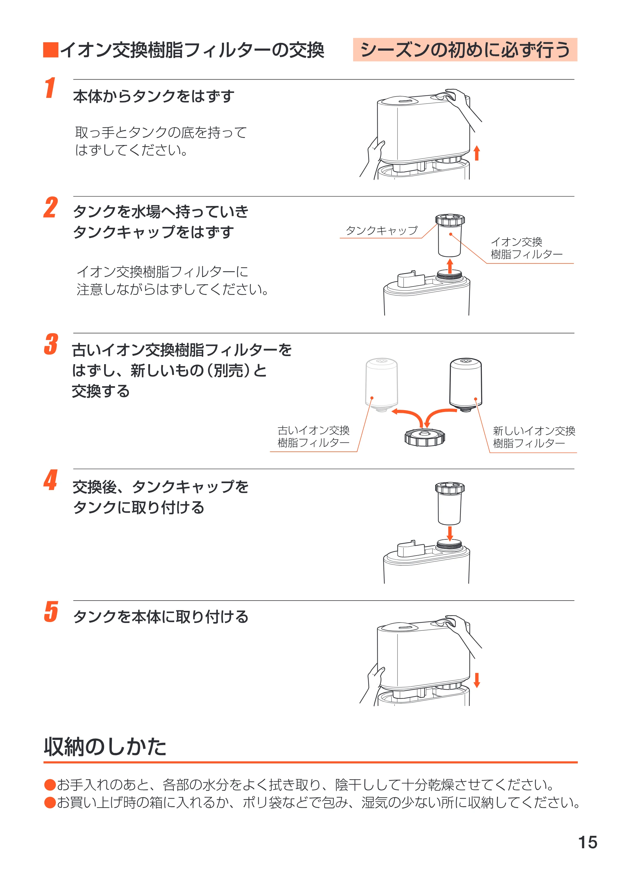 アイリスオーヤマ UHM-400T 取扱説明書 — 原本ページ — 16ページ
